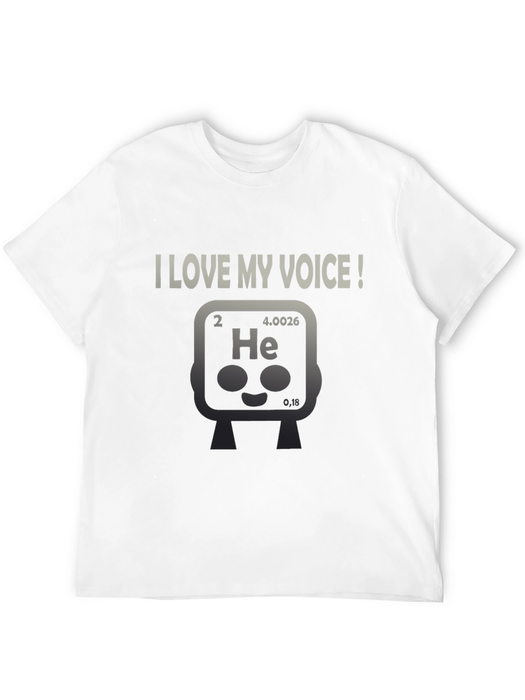 I Love My Voice Helium Element T-Shirt
