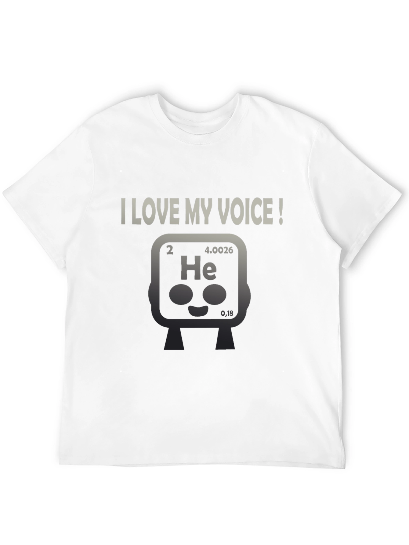I Love My Voice Helium Element T-Shirt