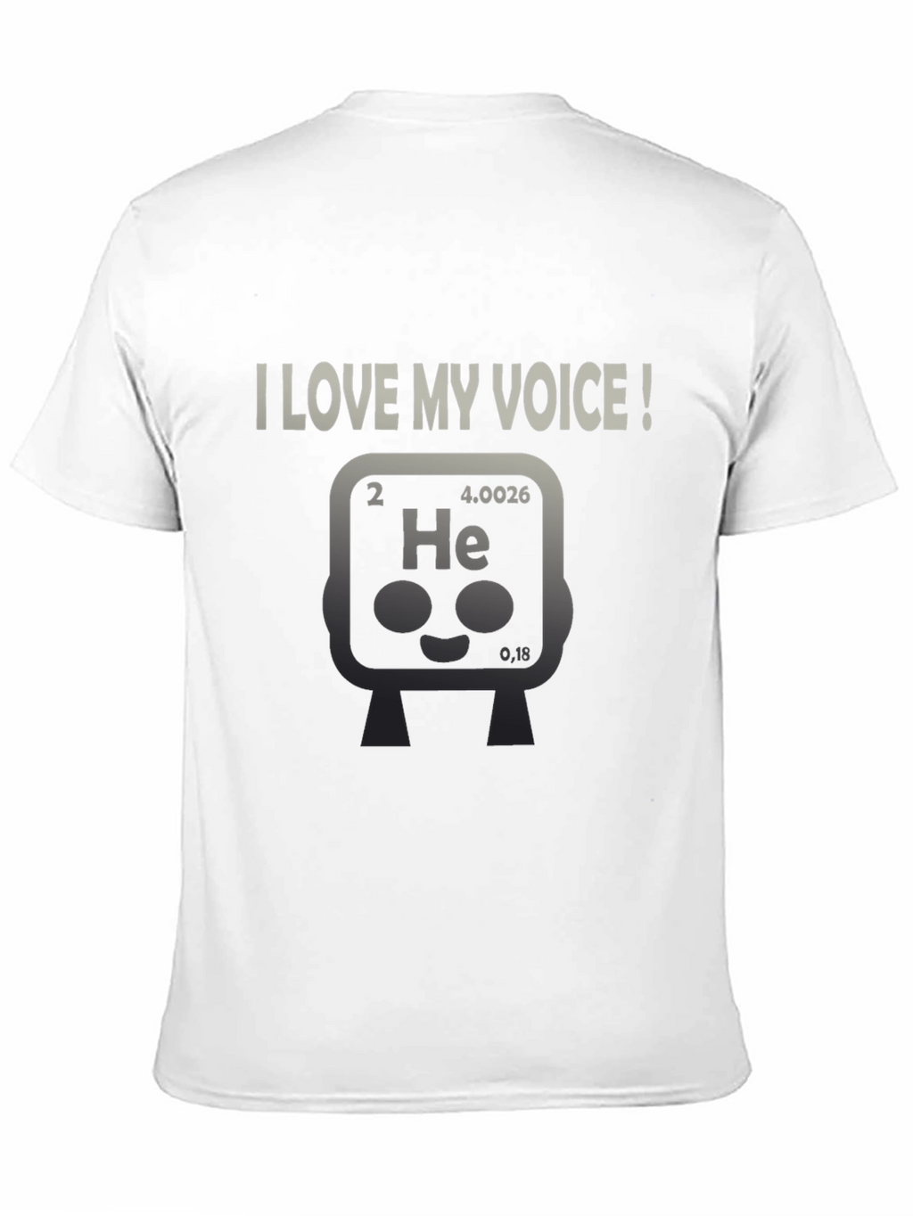 I Love My Voice Helium Element T-Shirt