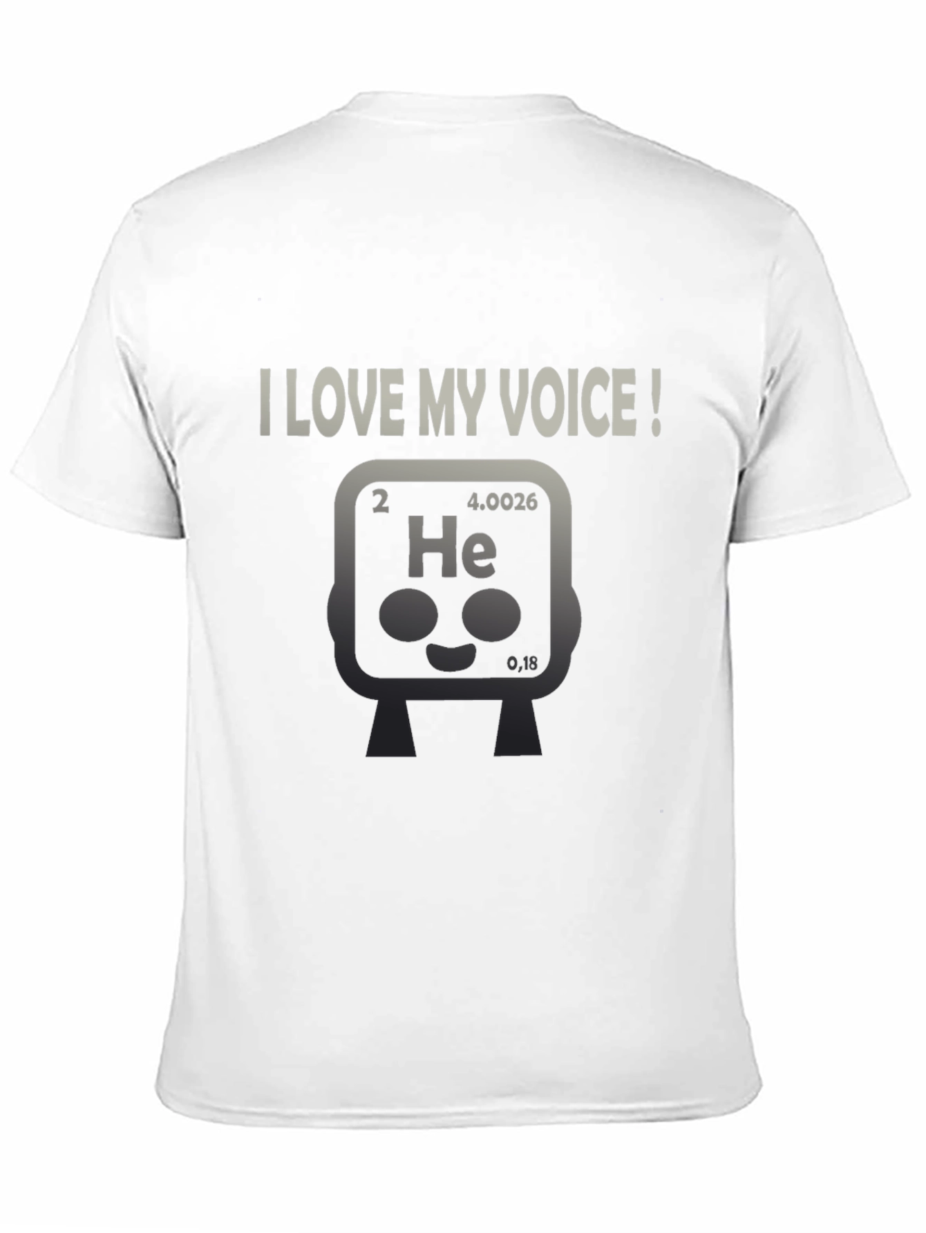 I Love My Voice Helium Element T-Shirt