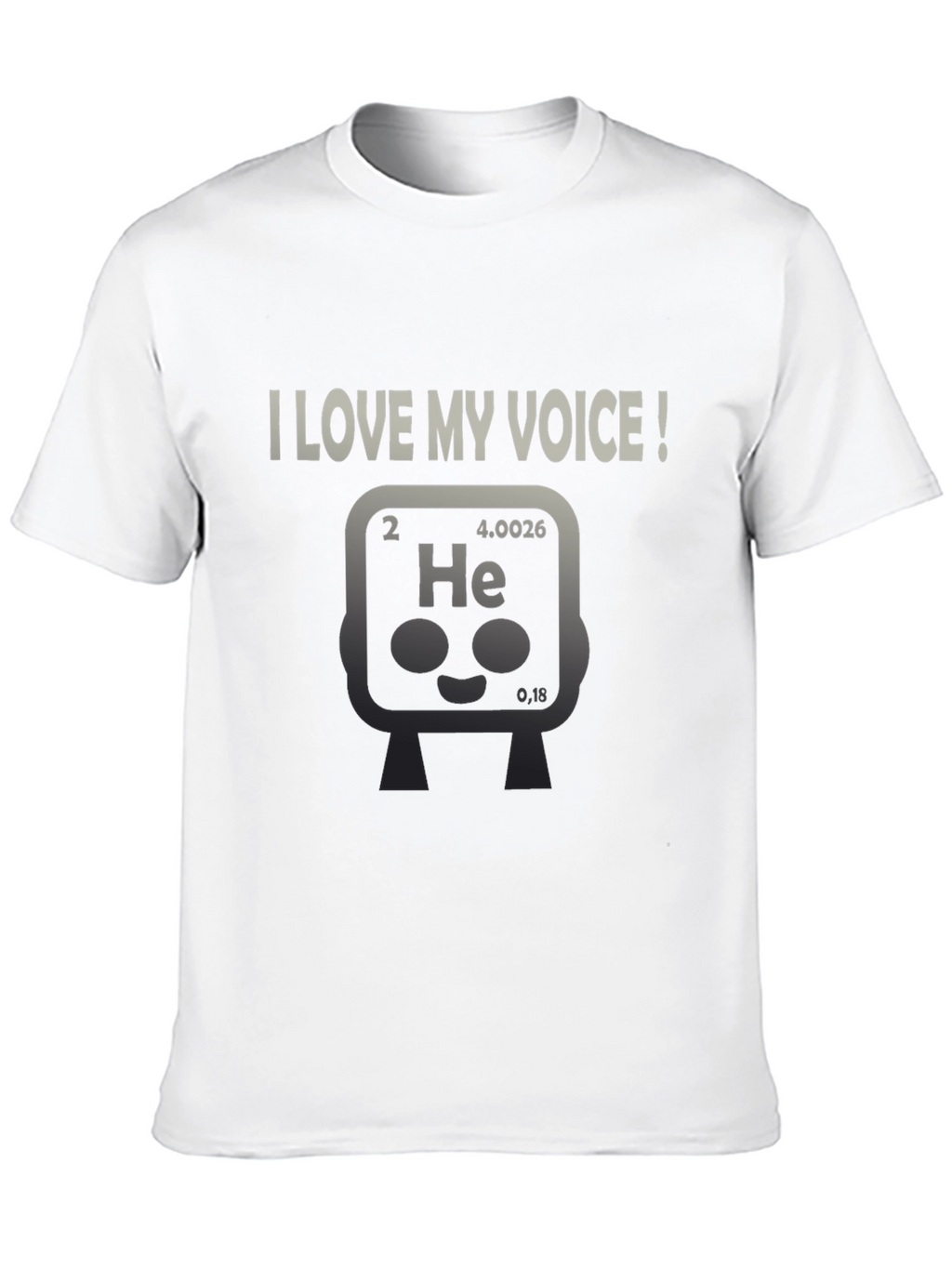 I Love My Voice Helium Element T-Shirt