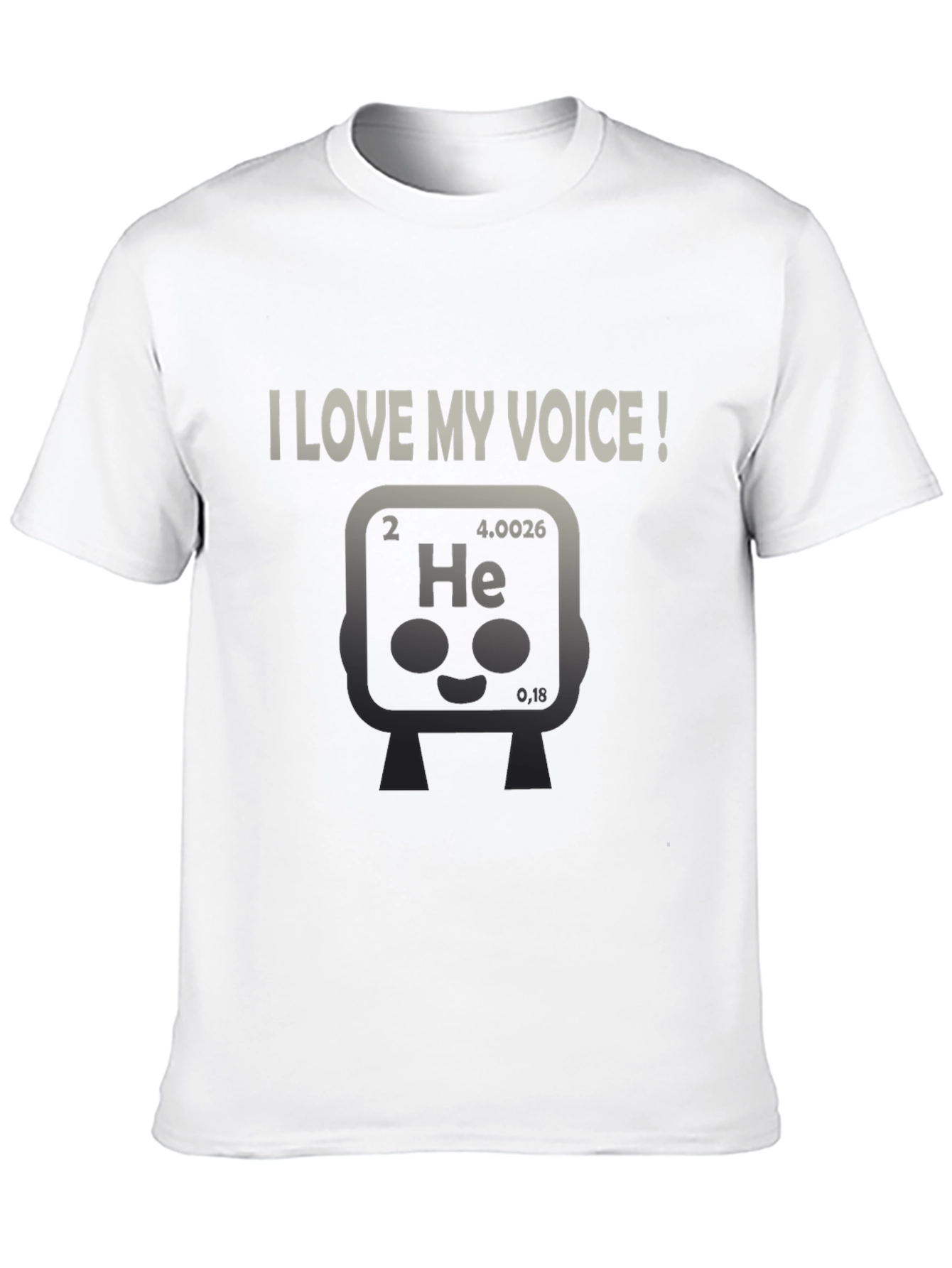 I Love My Voice Helium Element T-Shirt