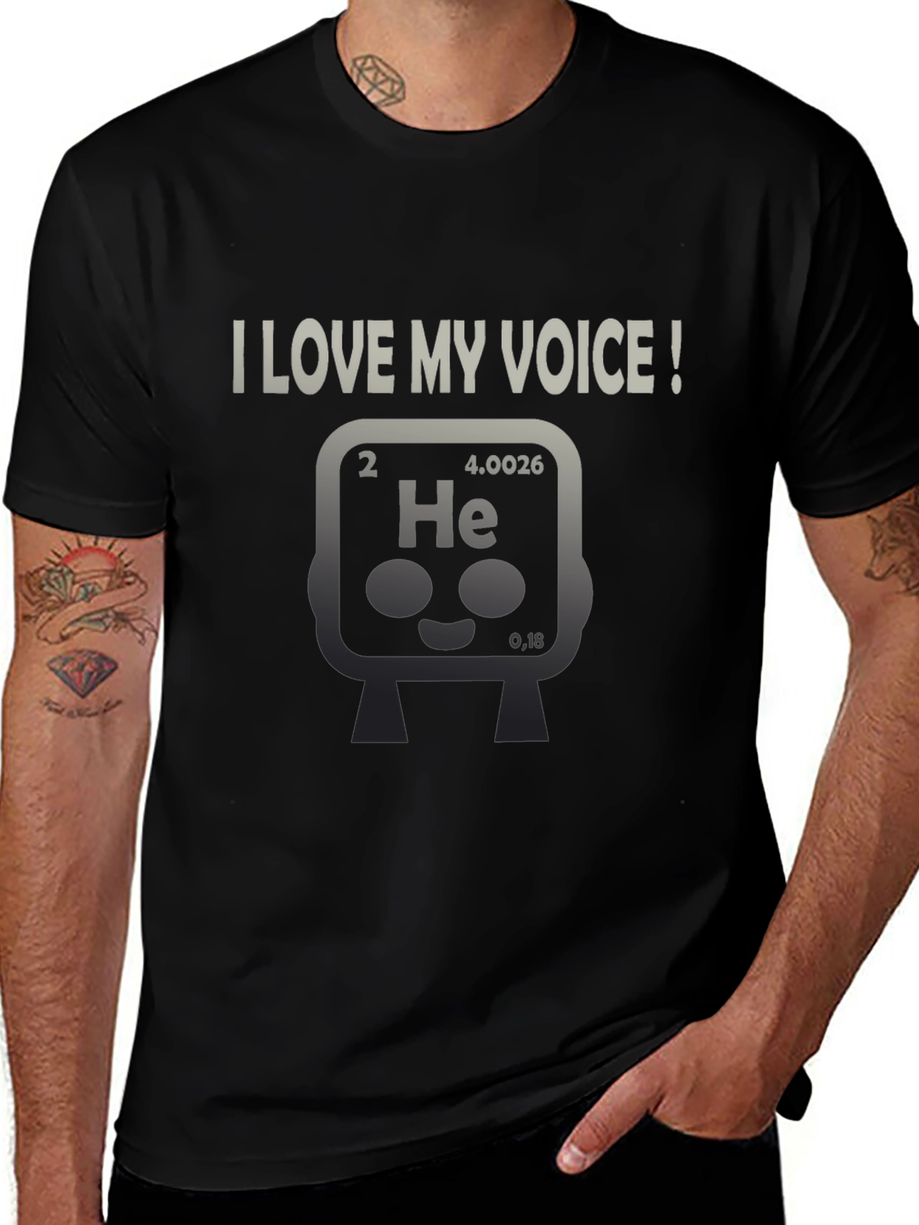 I Love My Voice Helium Element T-Shirt