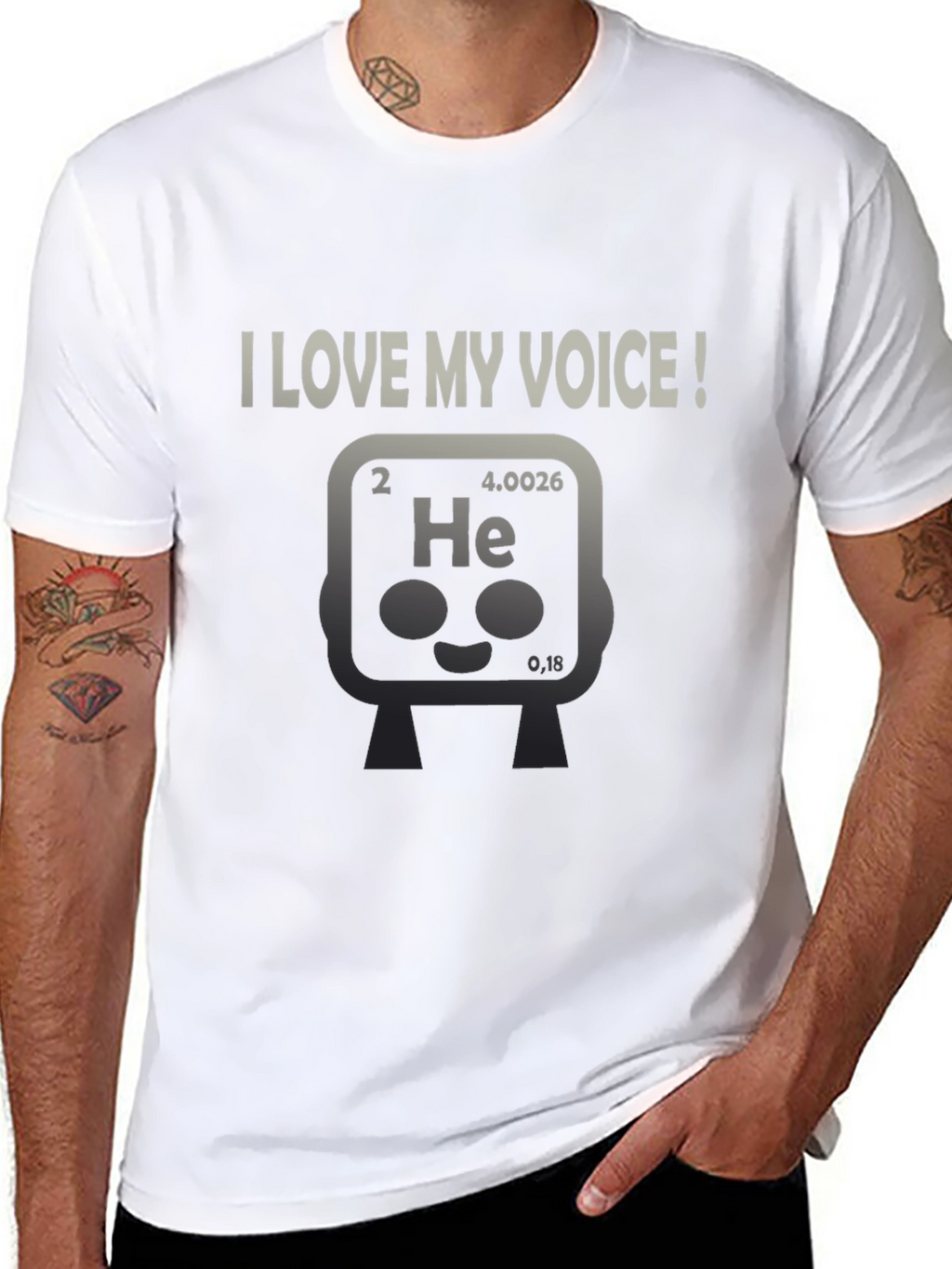 I Love My Voice Helium Element T-Shirt