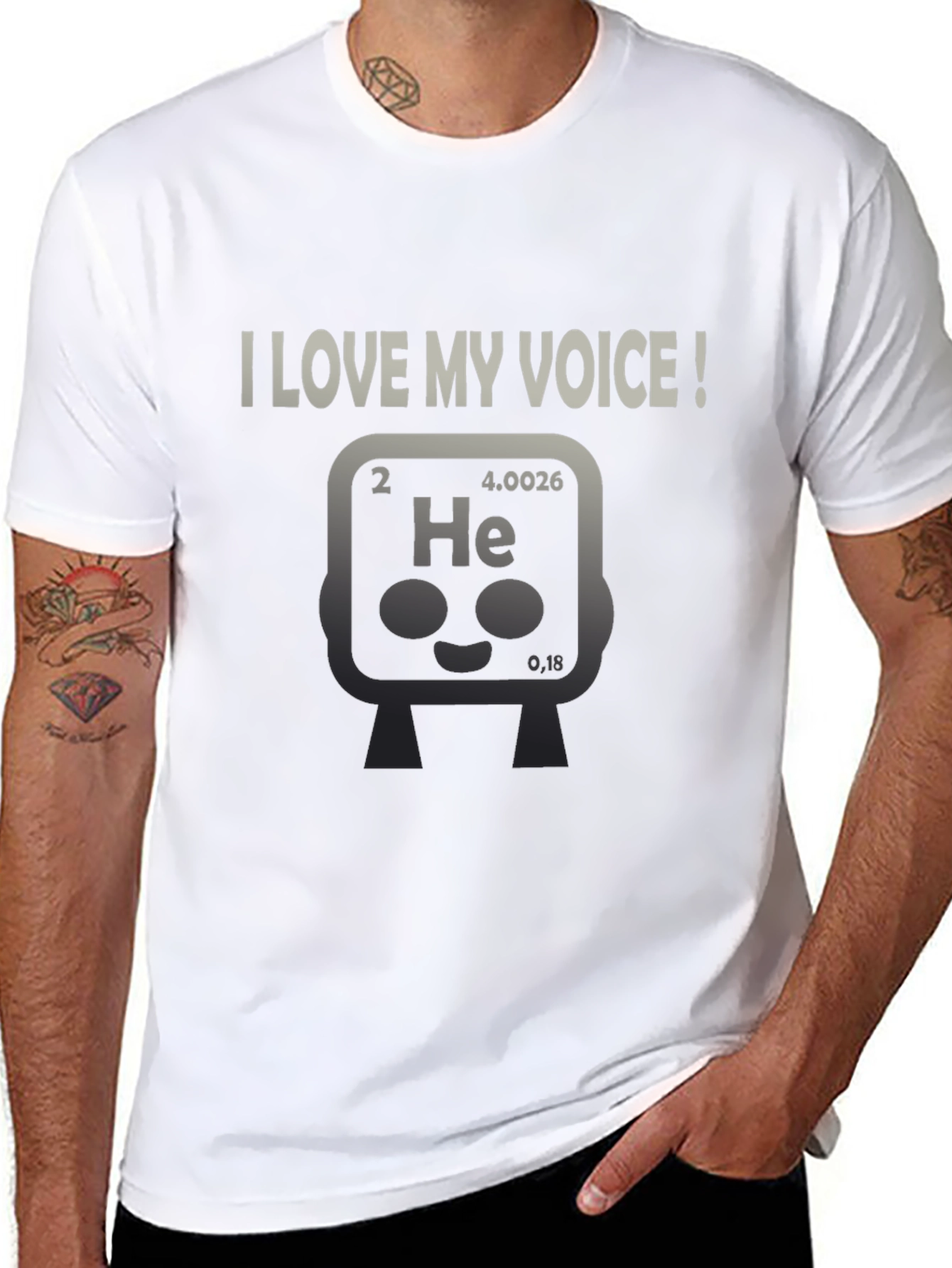 I Love My Voice Helium Element T-Shirt