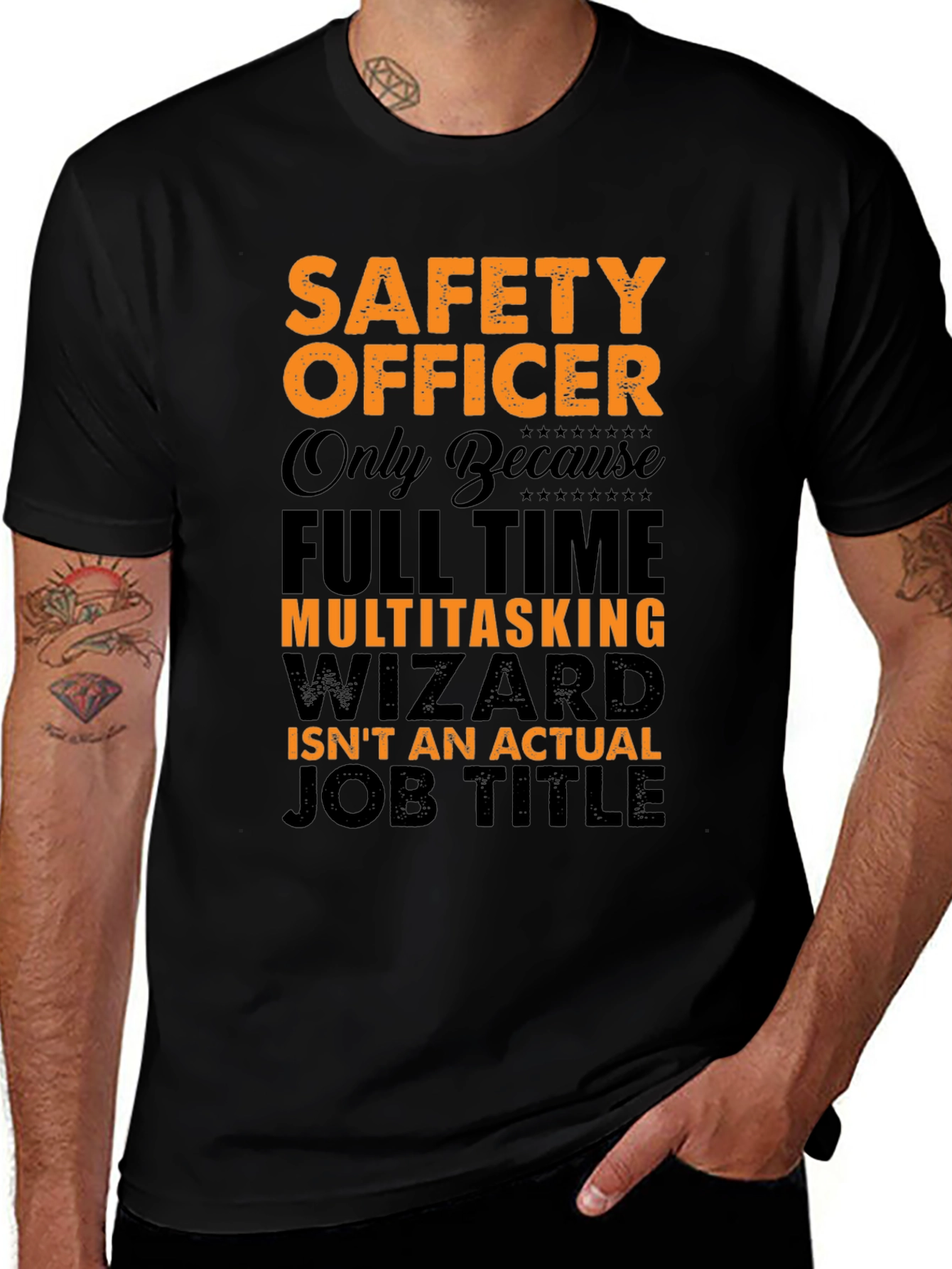 Safety Officer Multitasking Wizard T-Shirt