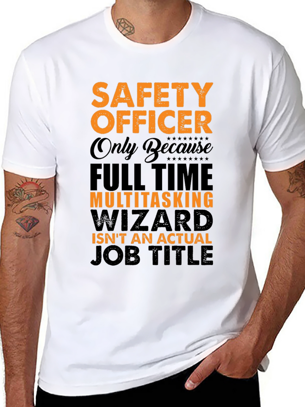 Safety Officer Multitasking Wizard T-Shirt