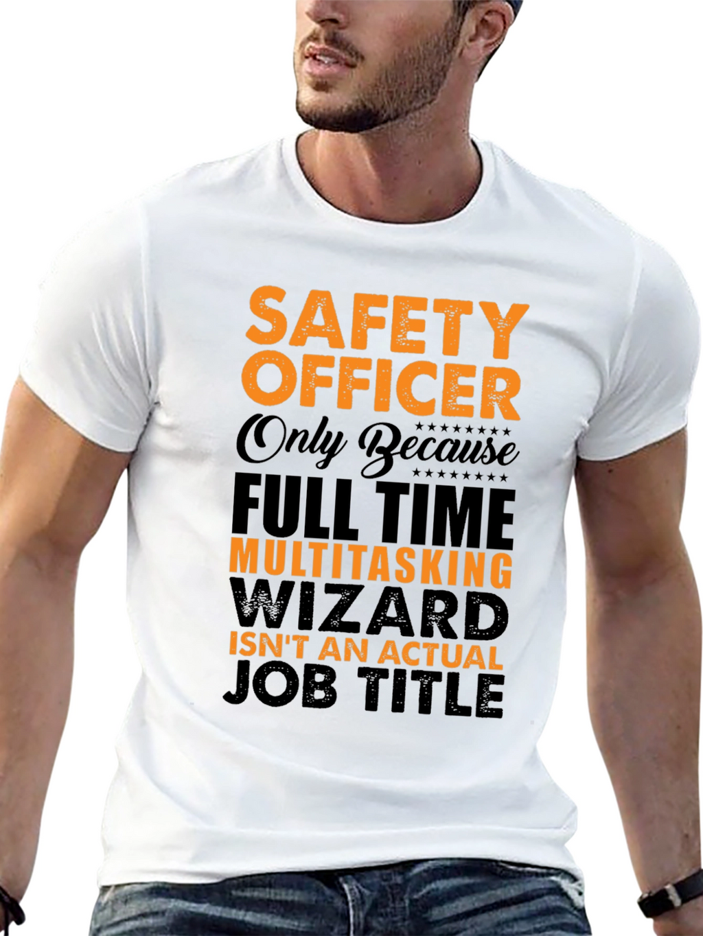 Safety Officer Multitasking Wizard T-Shirt