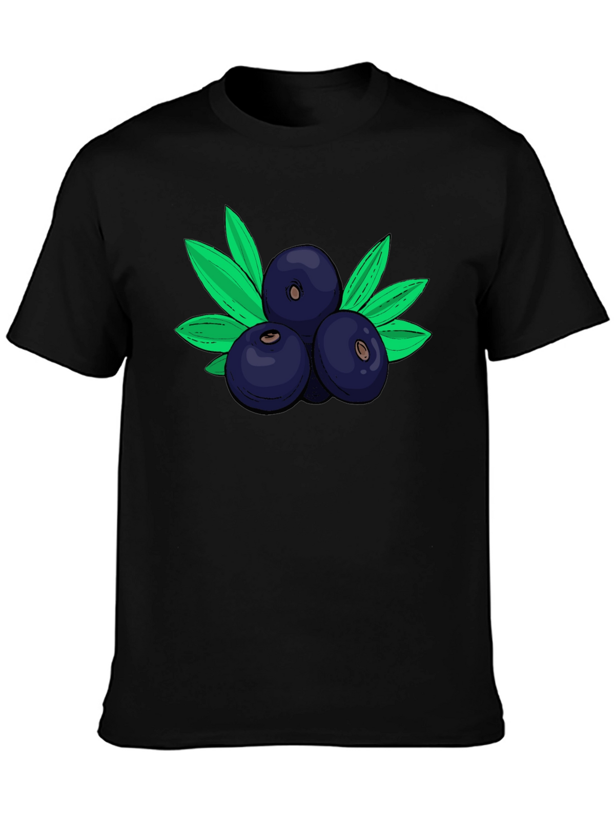 Blueberry Graphic Tee - Fresh & Stylish