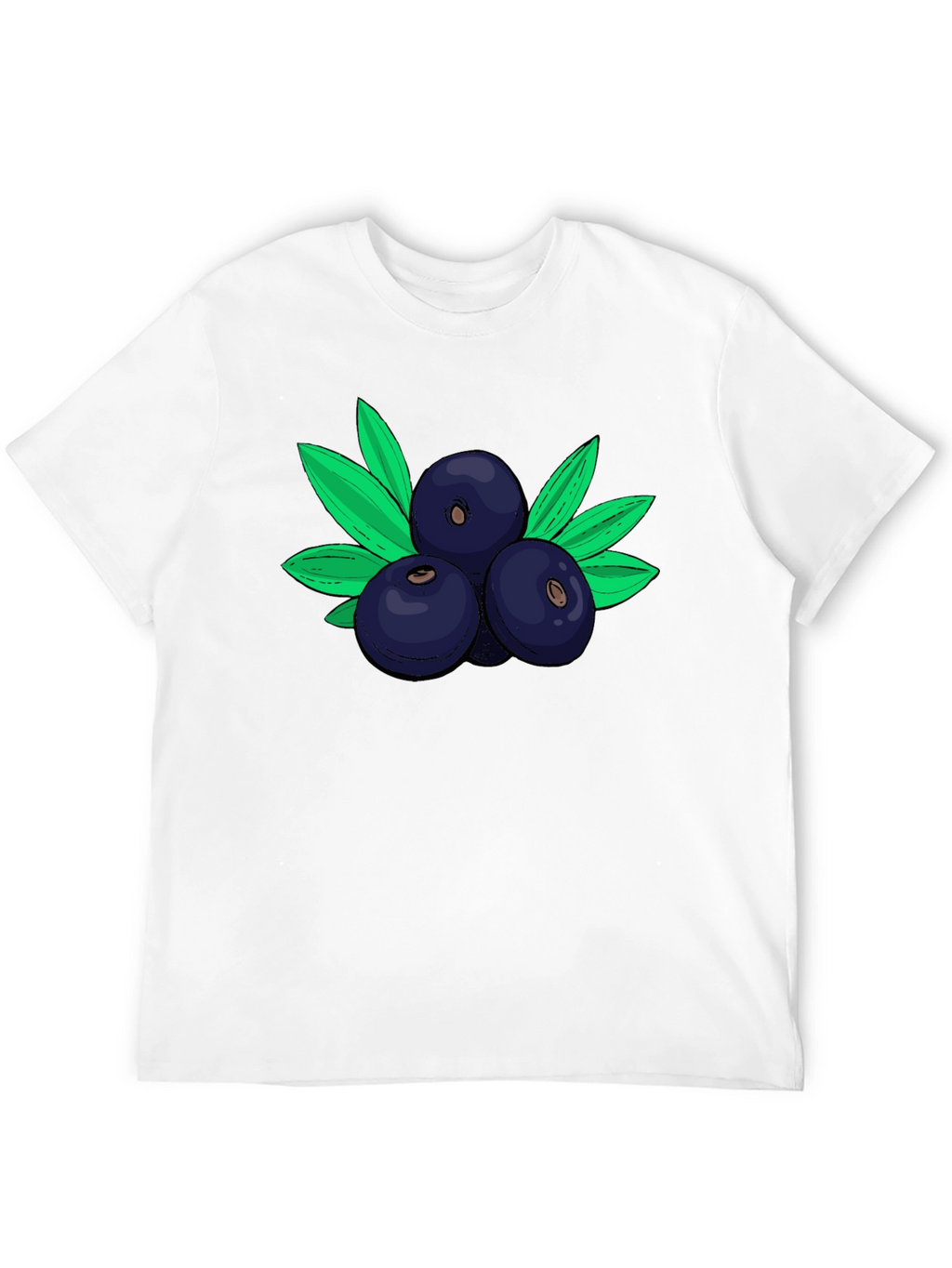 Blueberry Graphic Tee - Fresh & Stylish