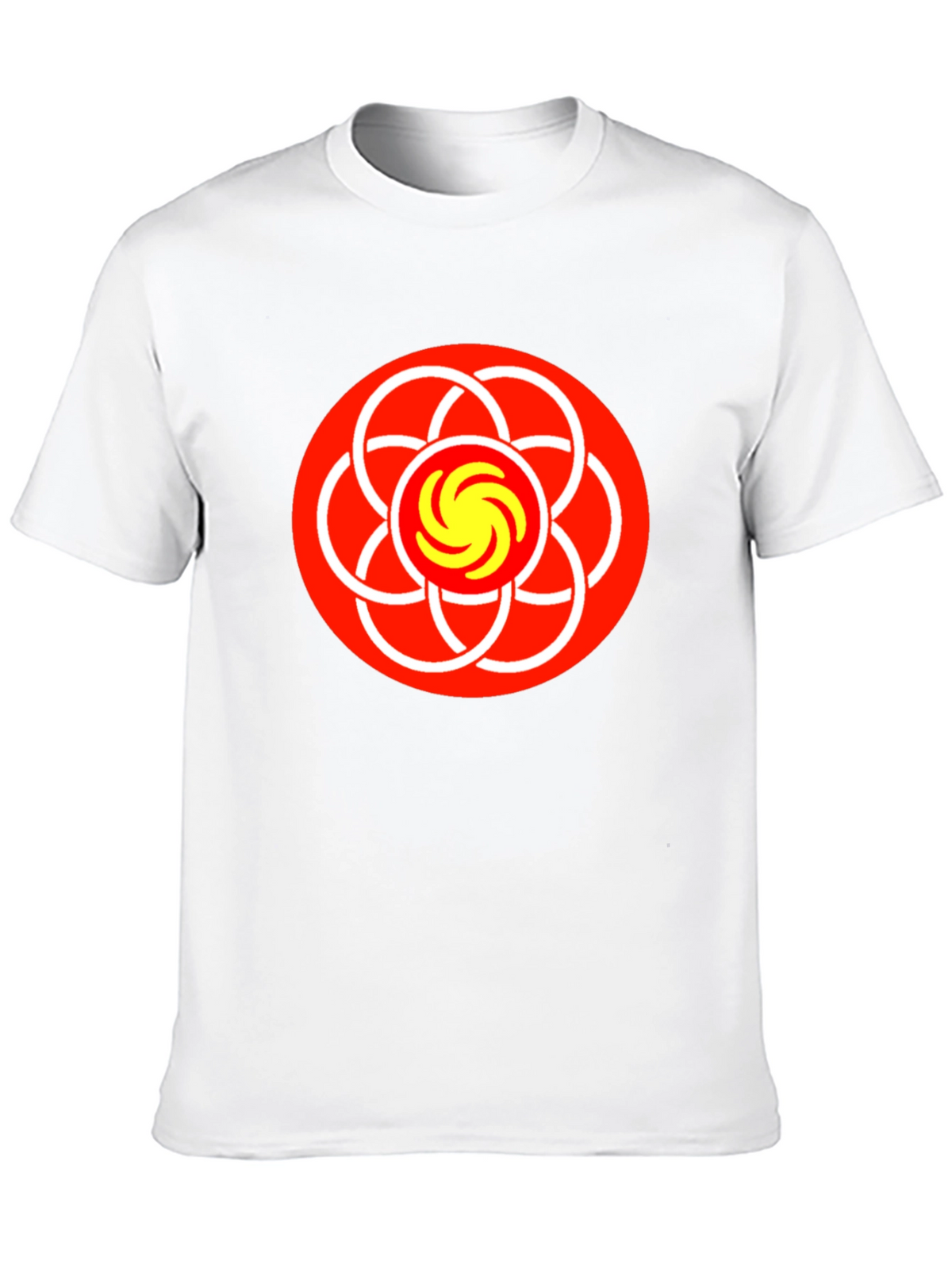 Abstract Graphic Tee - Geometric Design