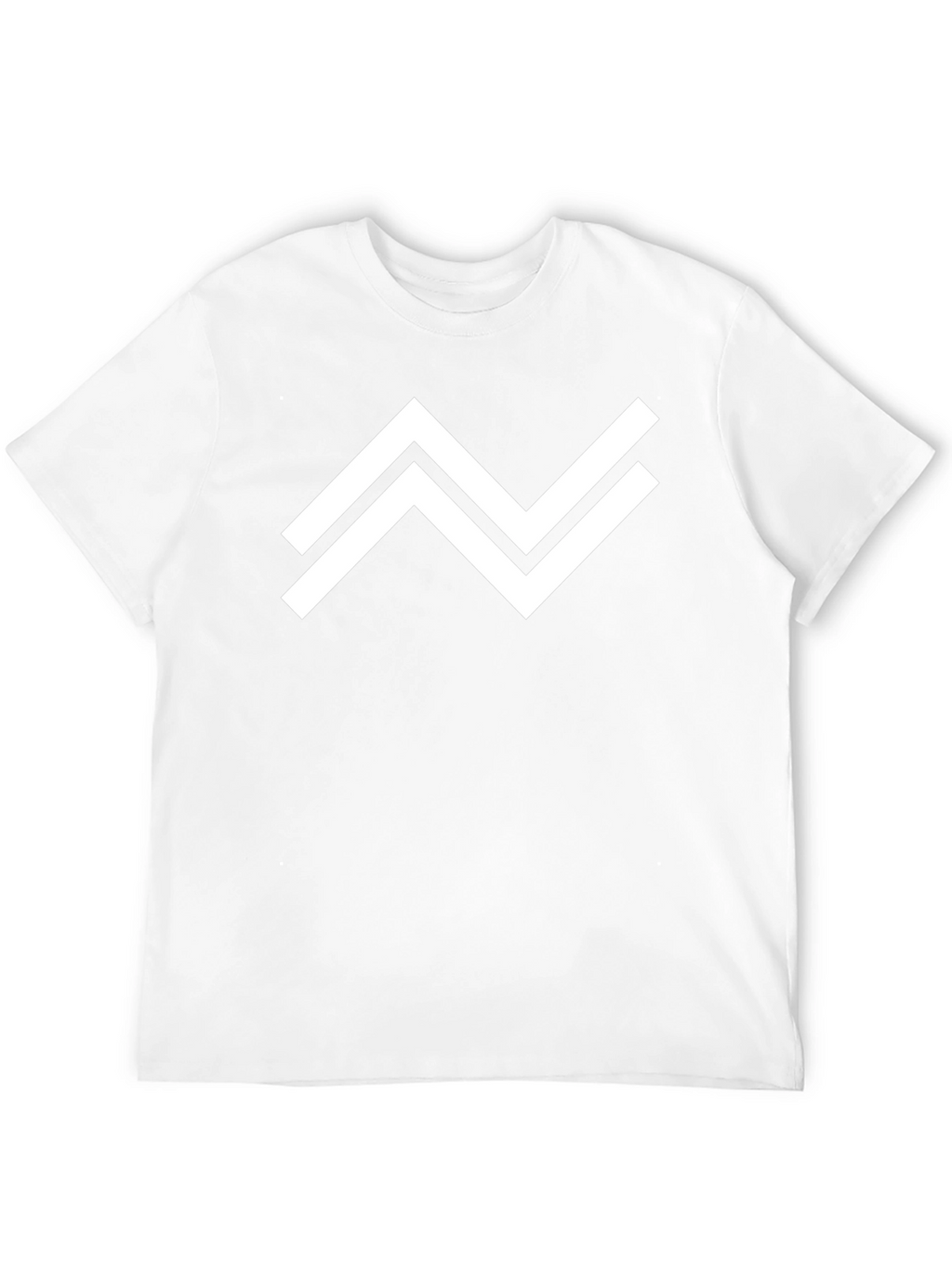 Modern Geometric Graphic Tee - Black Casual Shirt