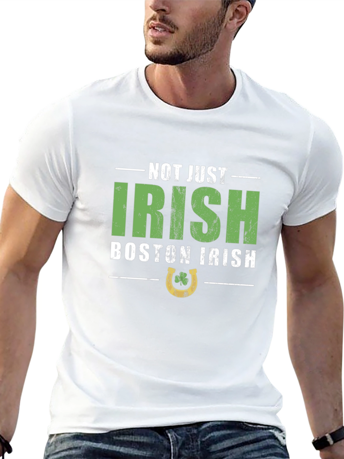 Not Just Irish Boston Graphic Tee