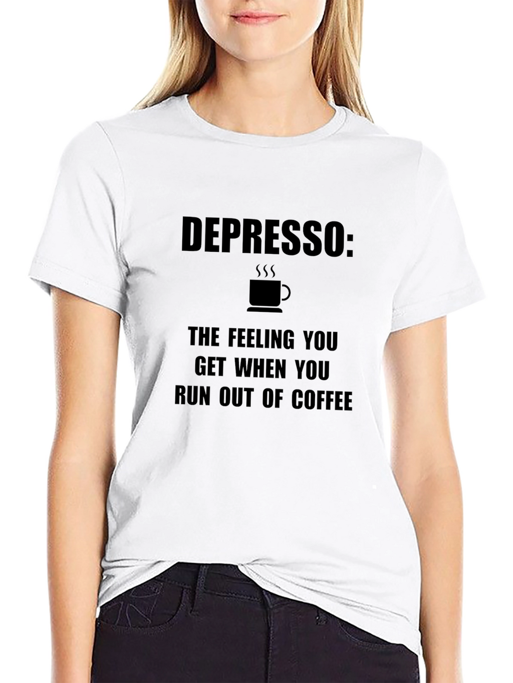 Depresso: Coffee Lovers T-Shirt - Humor Tee