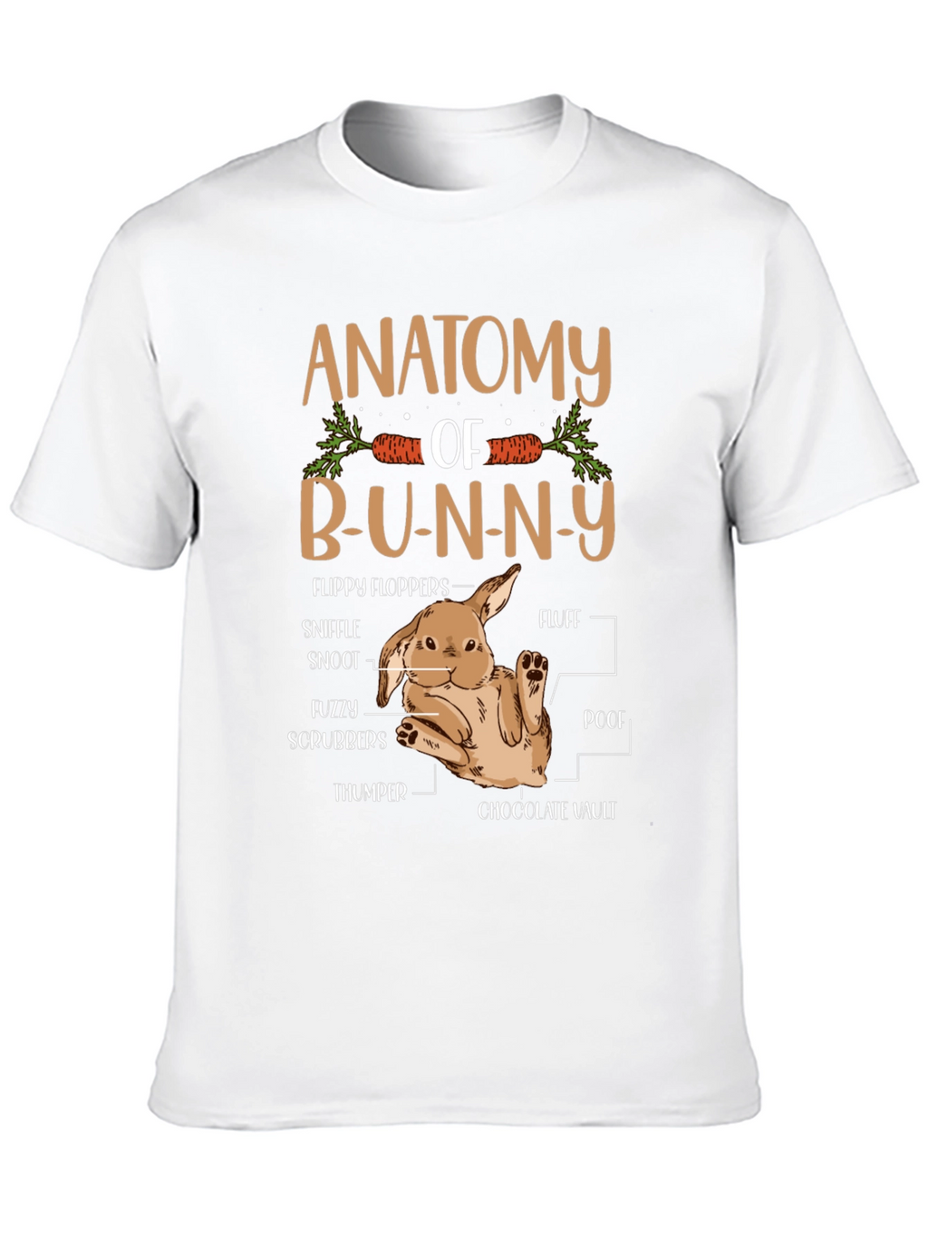 Anatomy of a Bunny T-Shirt - Easter