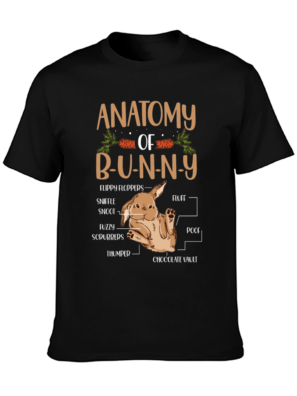 Anatomy of a Bunny T-Shirt - Easter