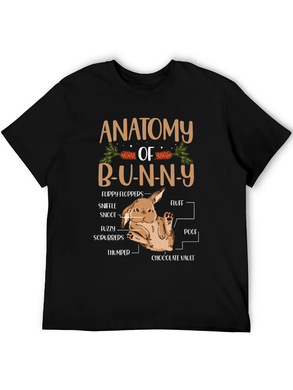 Anatomy of a Bunny T-Shirt - Easter