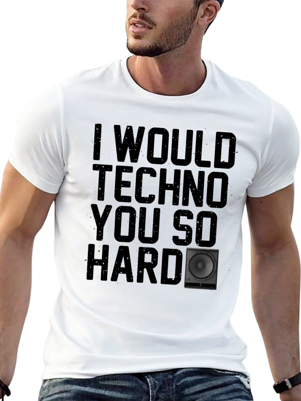 Techno Hard Graphic Tee