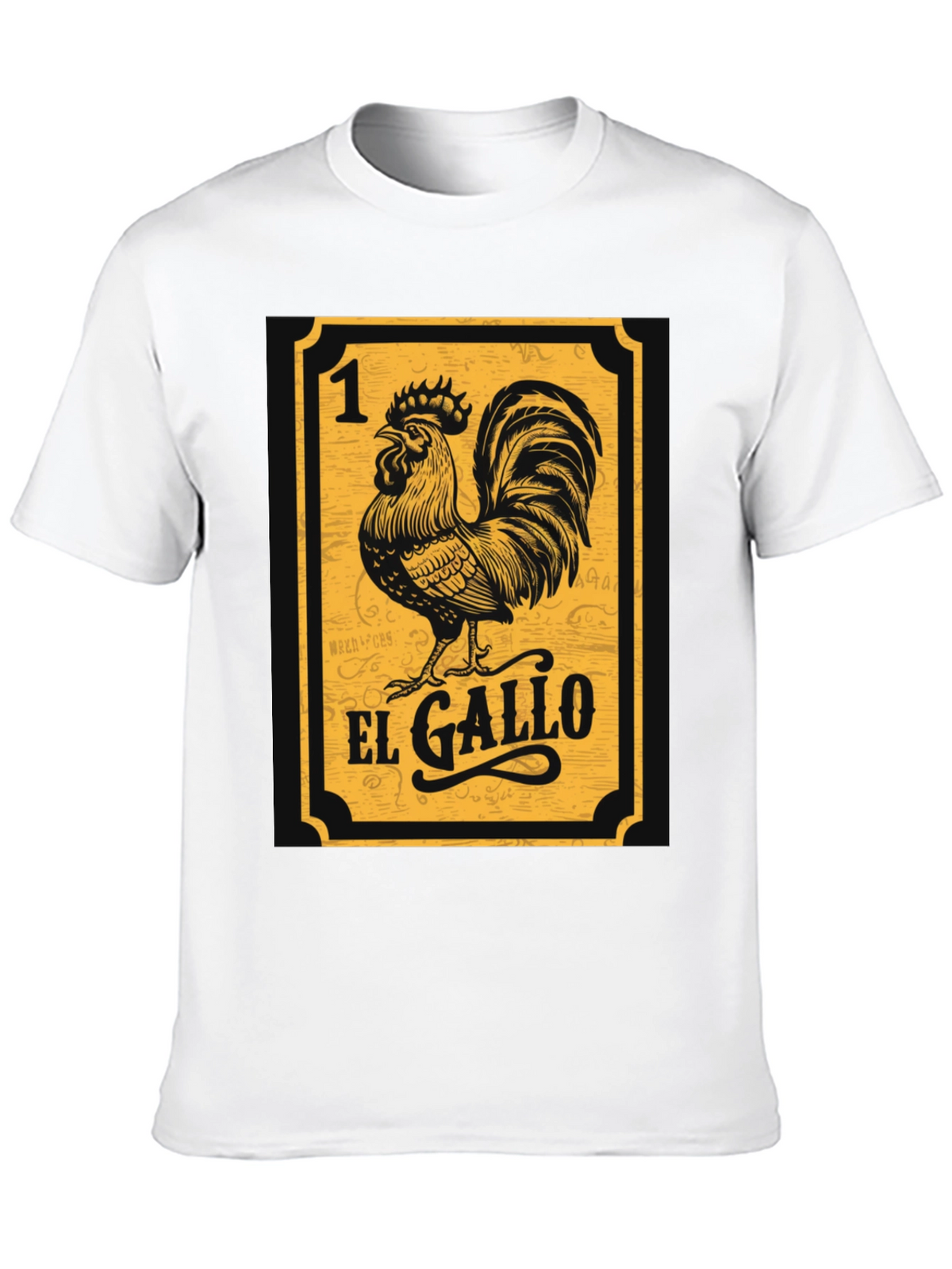 El Gallo T-Shirt - Lottery Card Style