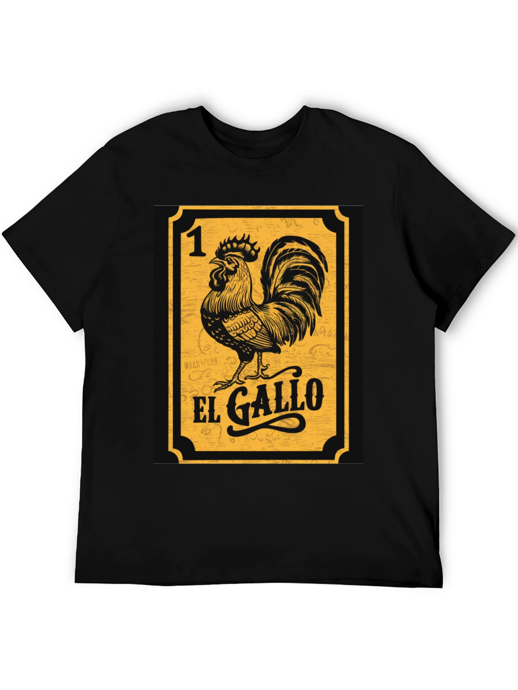El Gallo T-Shirt - Lottery Card Style