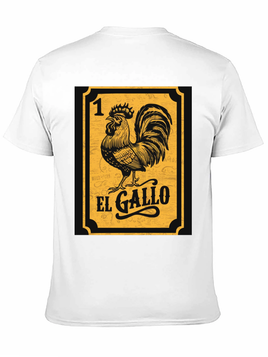 El Gallo T-Shirt - Lottery Card Style