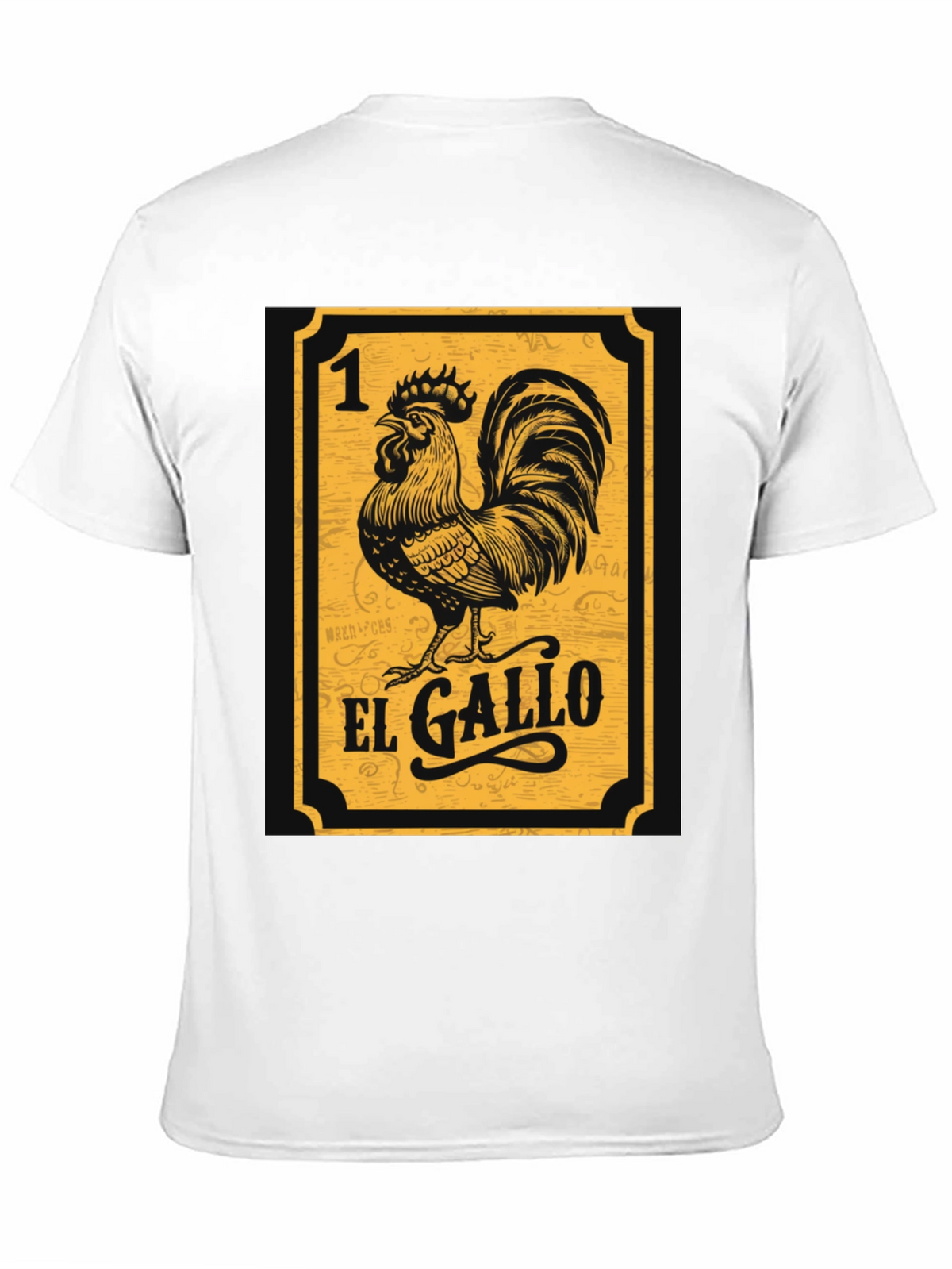 El Gallo T-Shirt - Lottery Card Style