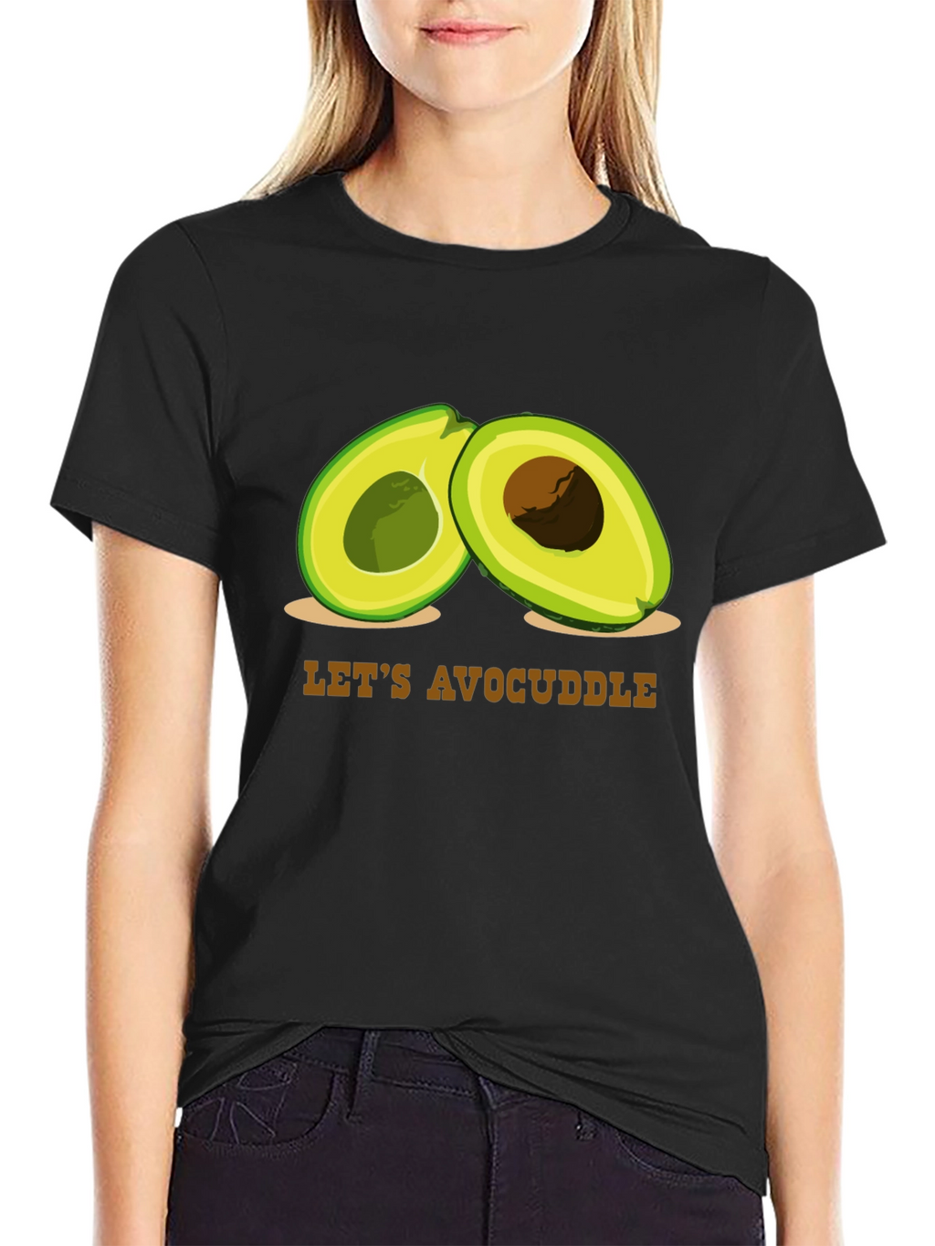 Avocuddle Graphic Tee - Cute Avocado T-Shirt