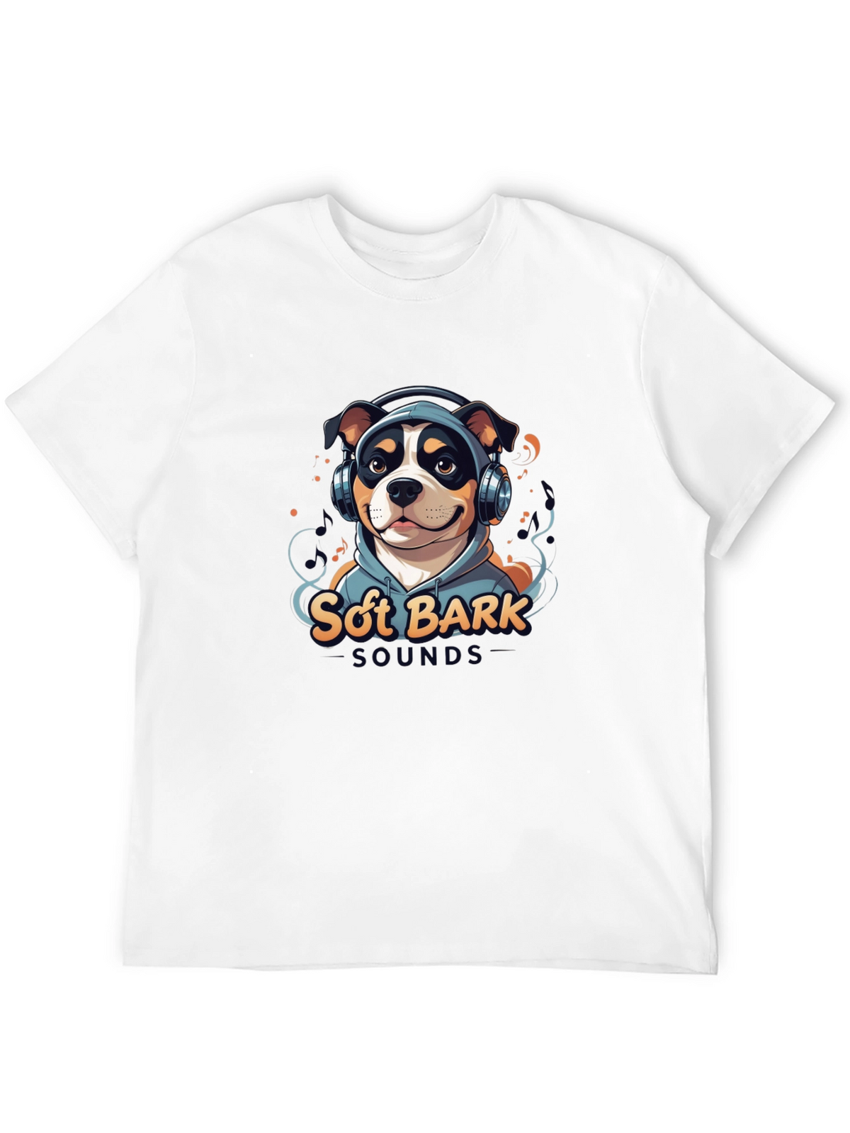 Soft Bark Sounds Dog Graphic T-Shirt