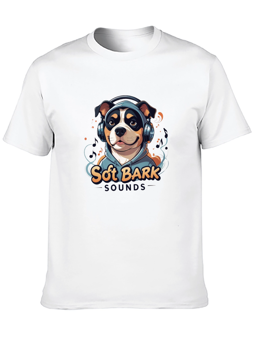 Soft Bark Sounds Dog Graphic T-Shirt