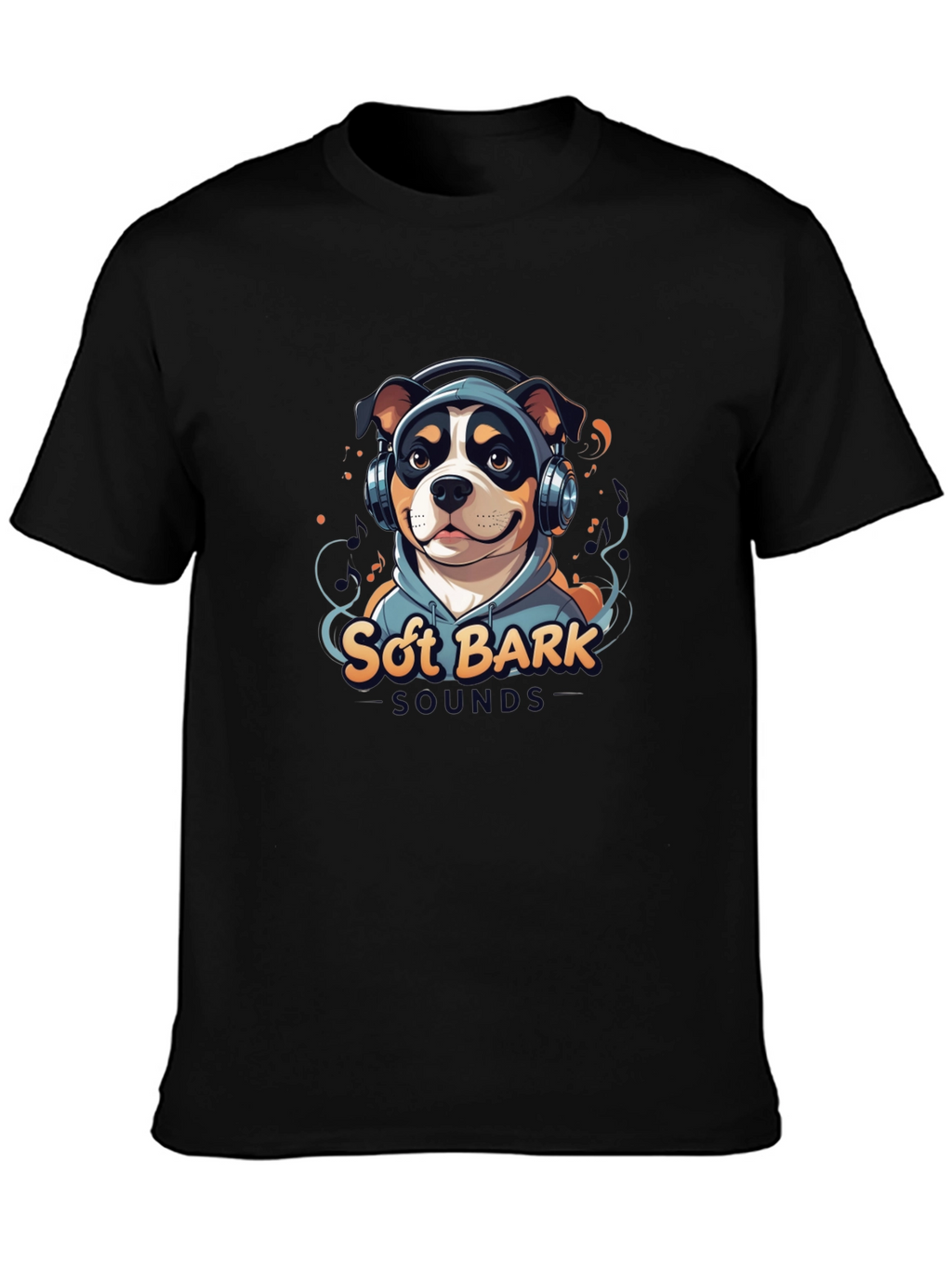 Soft Bark Sounds Dog Graphic T-Shirt