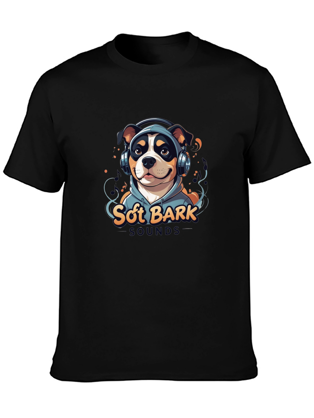 Soft Bark Sounds Dog Graphic T-Shirt