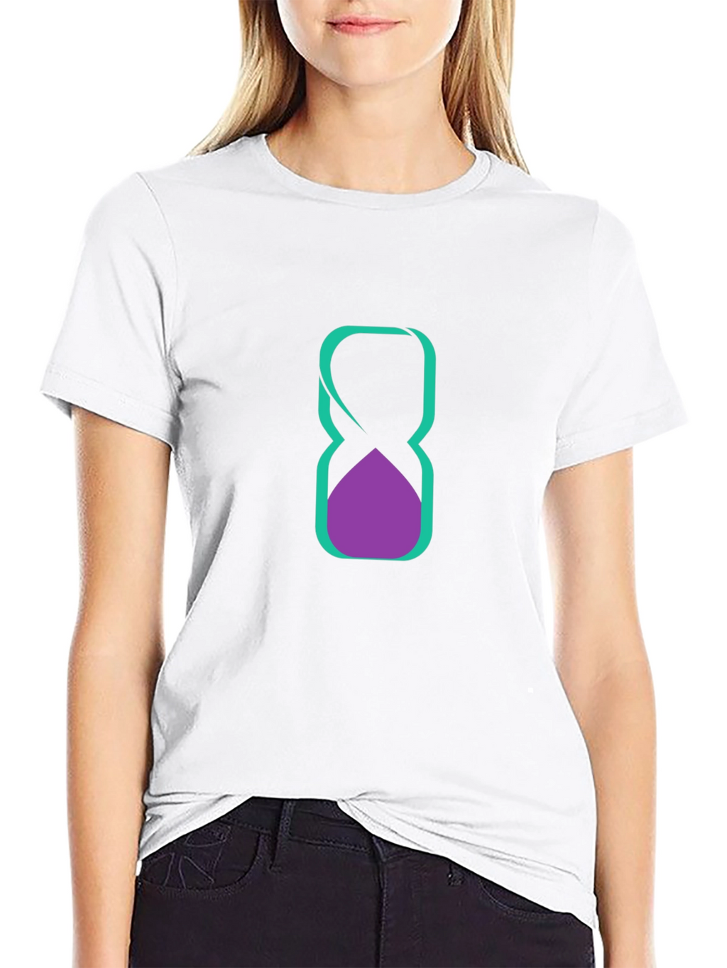 Stylish Hourglass Graphic Tee
