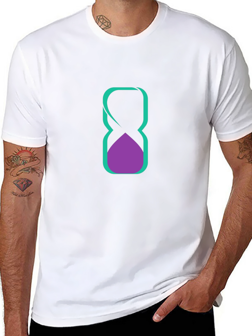 Stylish Hourglass Graphic Tee