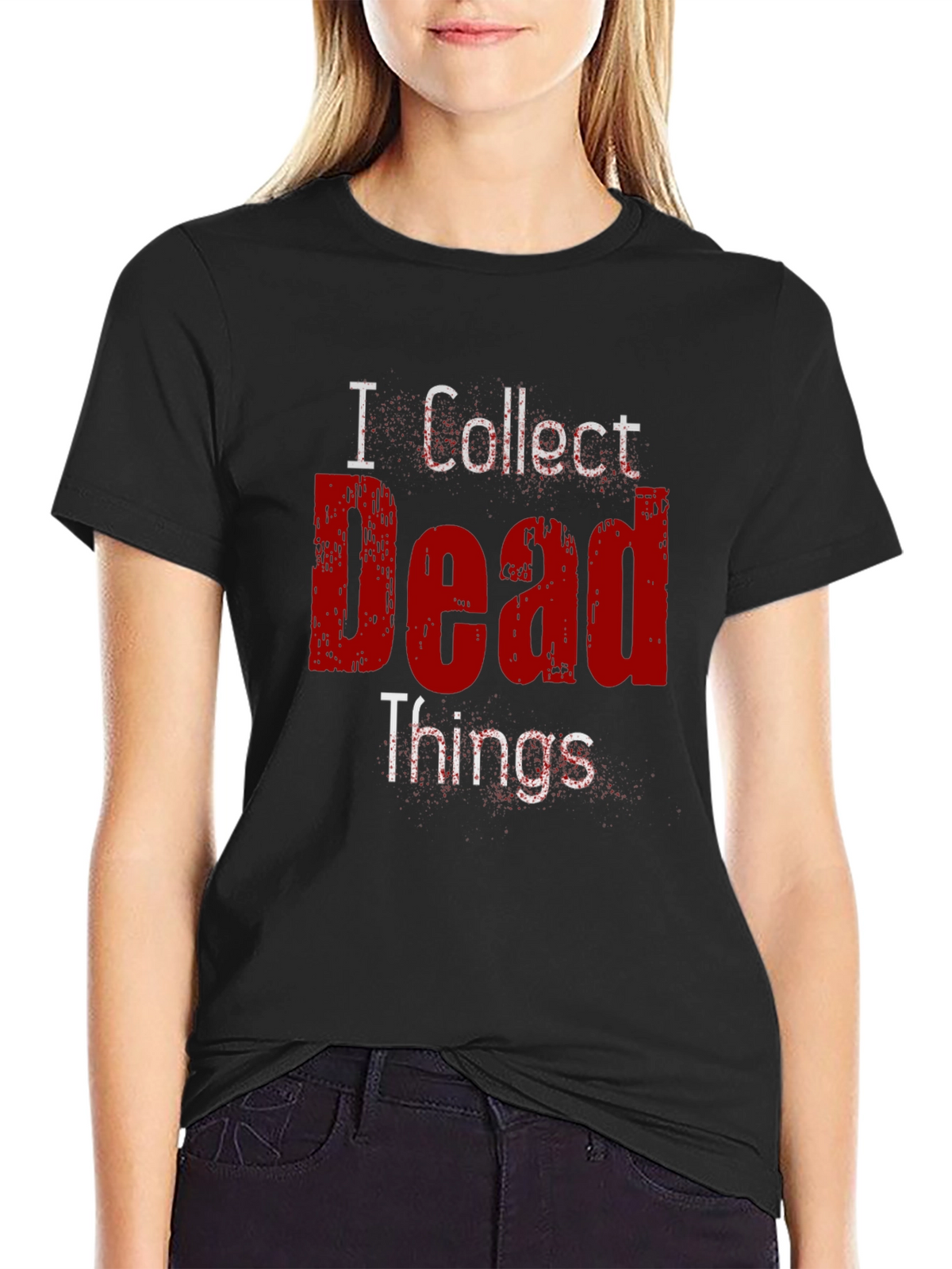 I Collect Dead Things Graphic Tee - Black