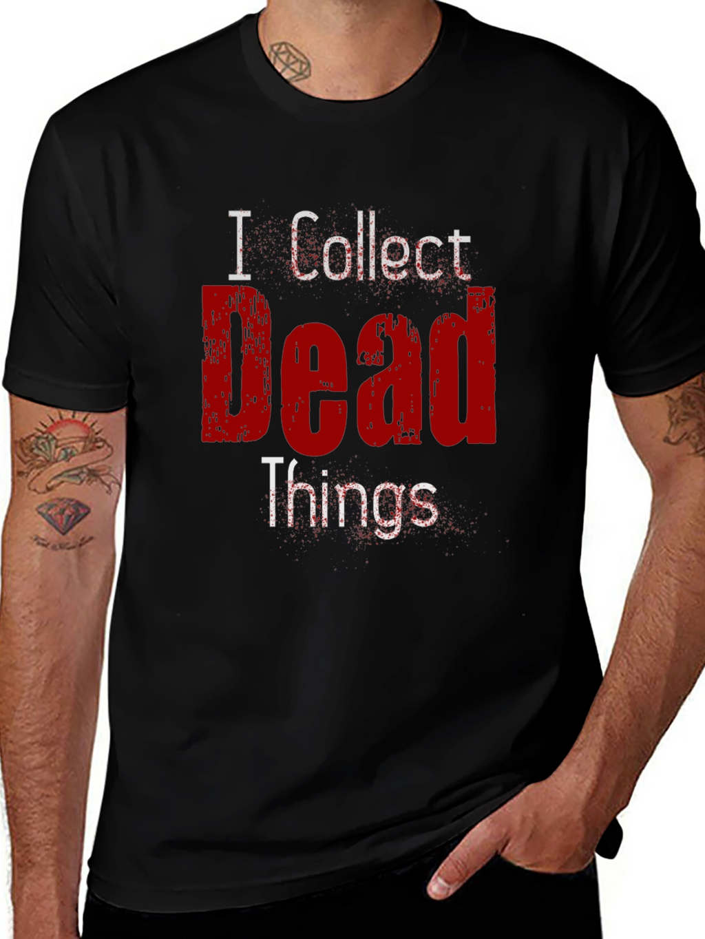 I Collect Dead Things Graphic Tee - Black