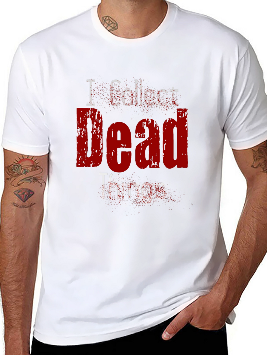 I Collect Dead Things Graphic Tee - Black