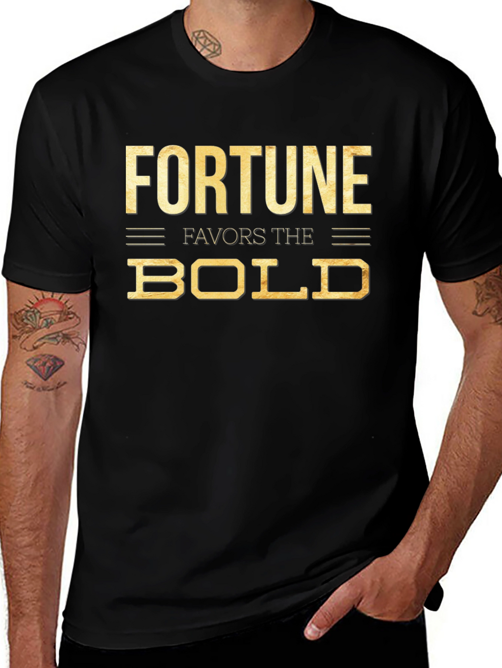 Fortune Favors the Bold Graphic Tee