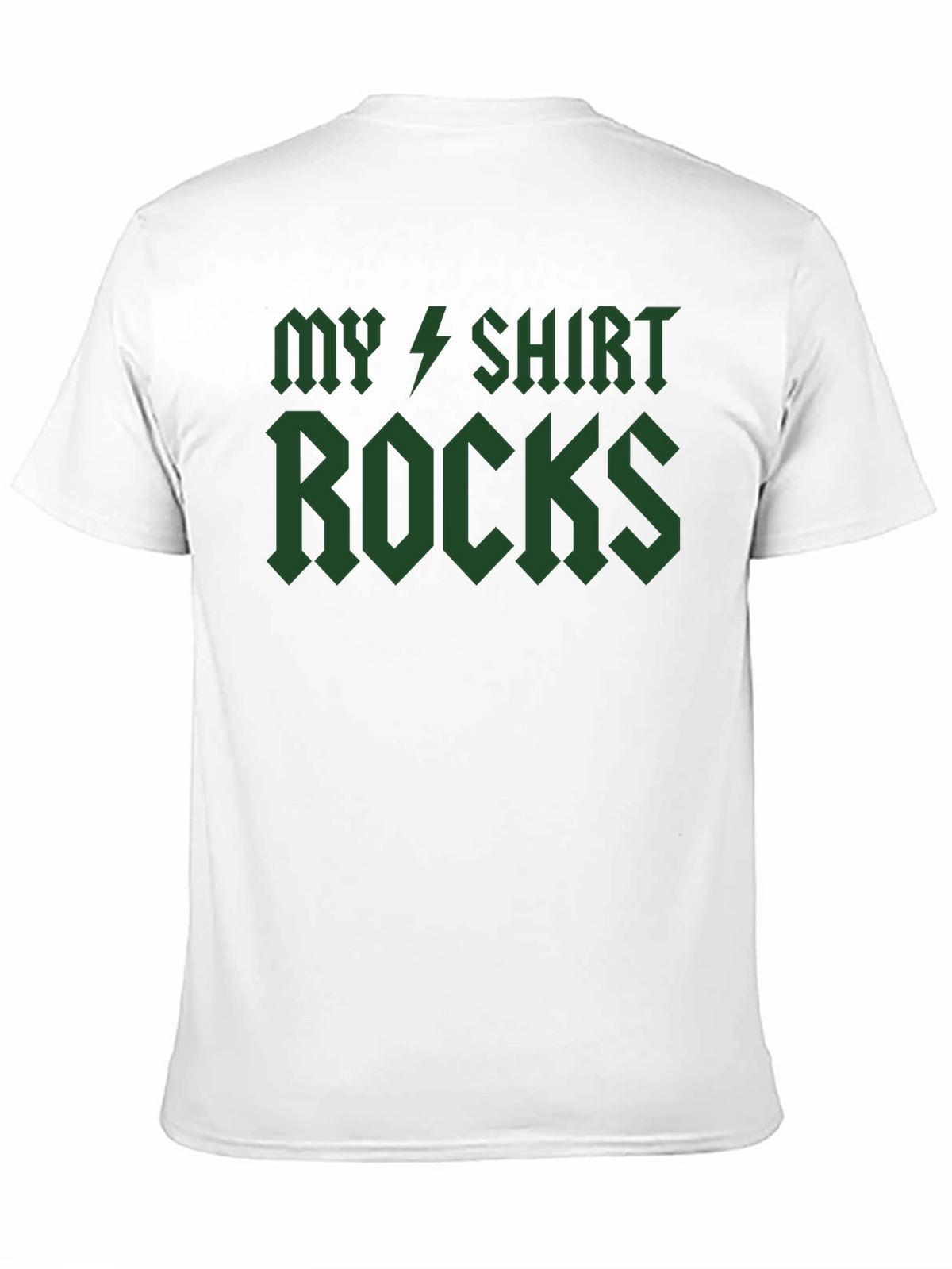 My Shirt Rocks T-Shirt - Green Graphic Tee