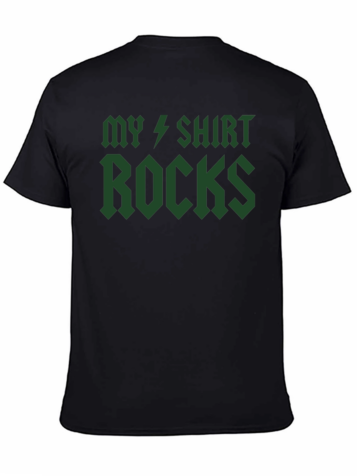 My Shirt Rocks T-Shirt - Green Graphic Tee