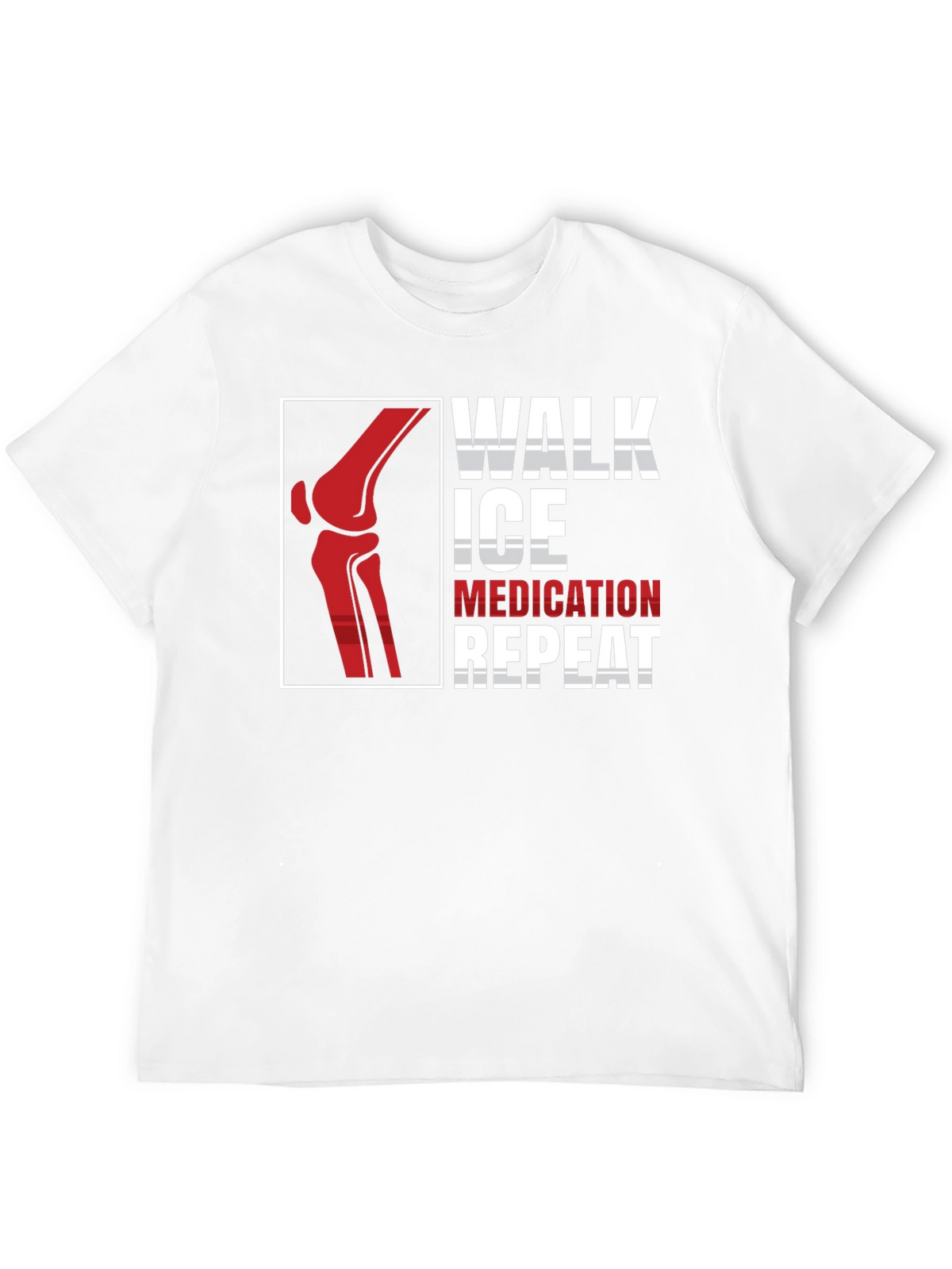 Walk Ice Medication Repeat T-Shirt