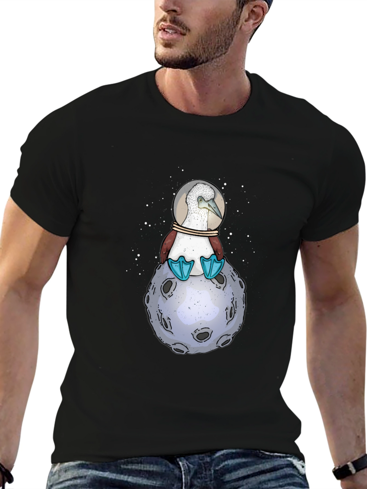 Booby Bird in Space T-Shirt