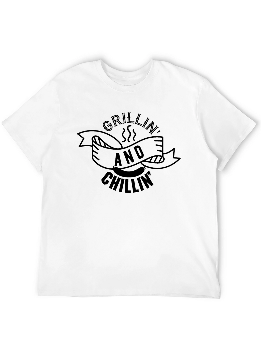 Grillin and Chillin Black T-Shirt
