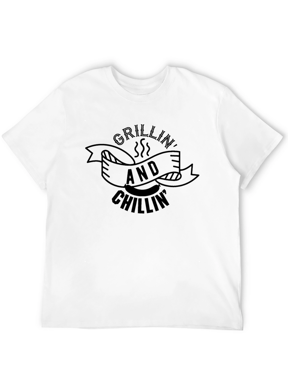 Grillin and Chillin Black T-Shirt
