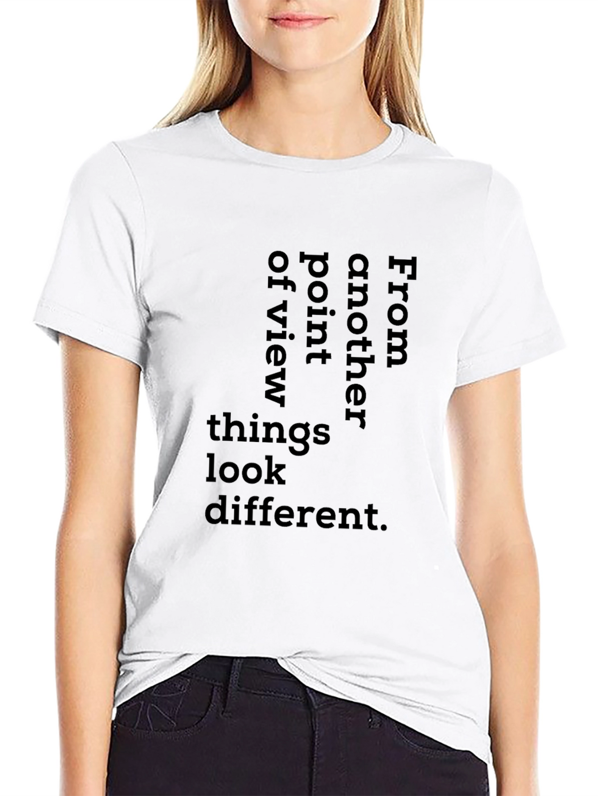 Perspective Graphic Tee - Things Look Different