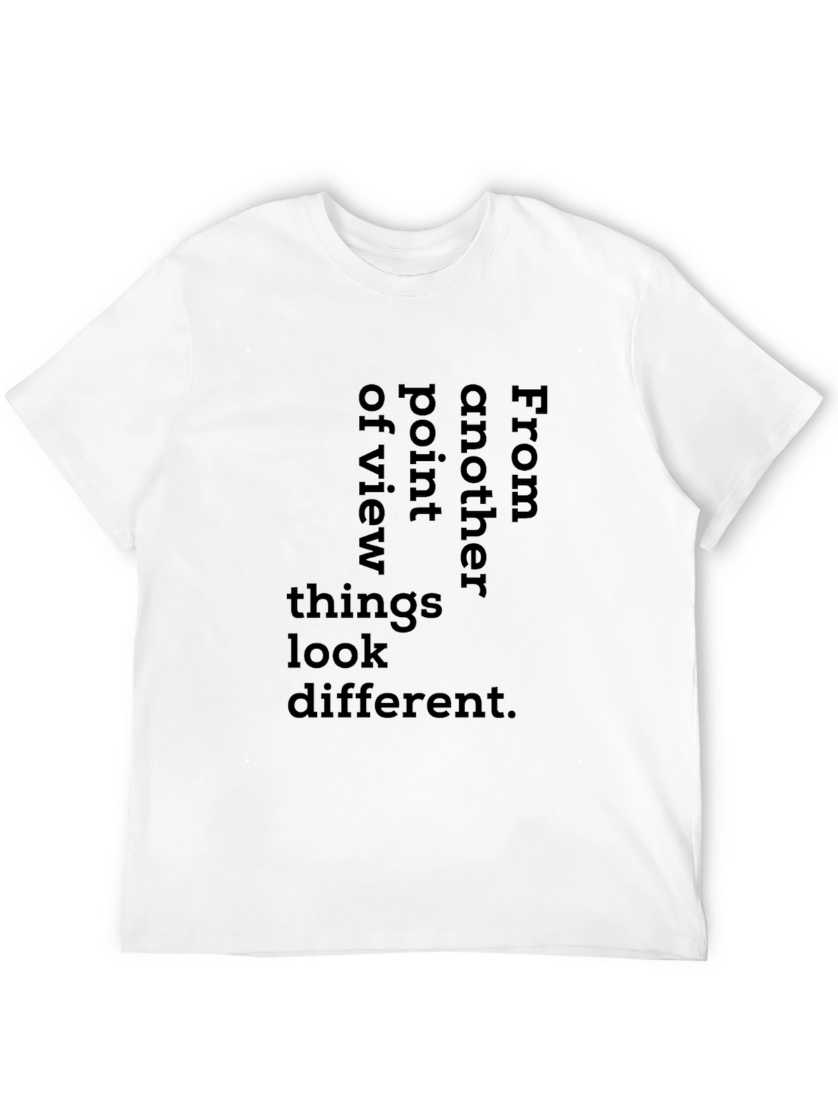 Perspective Graphic Tee - Things Look Different