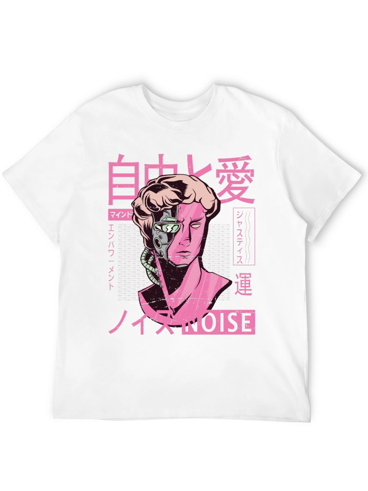 Cyberpunk Statue Head T-Shirt