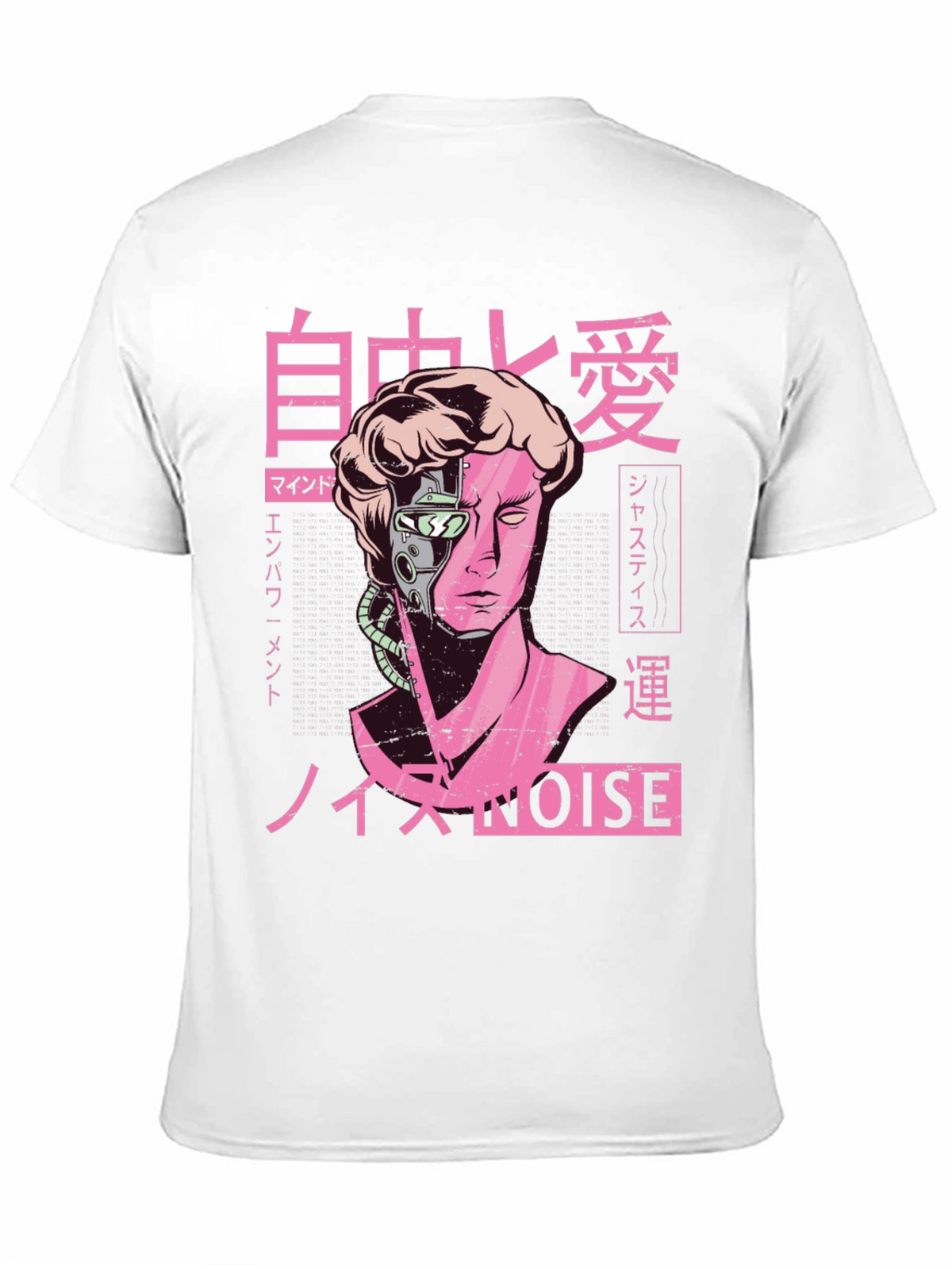Cyberpunk Statue Head T-Shirt