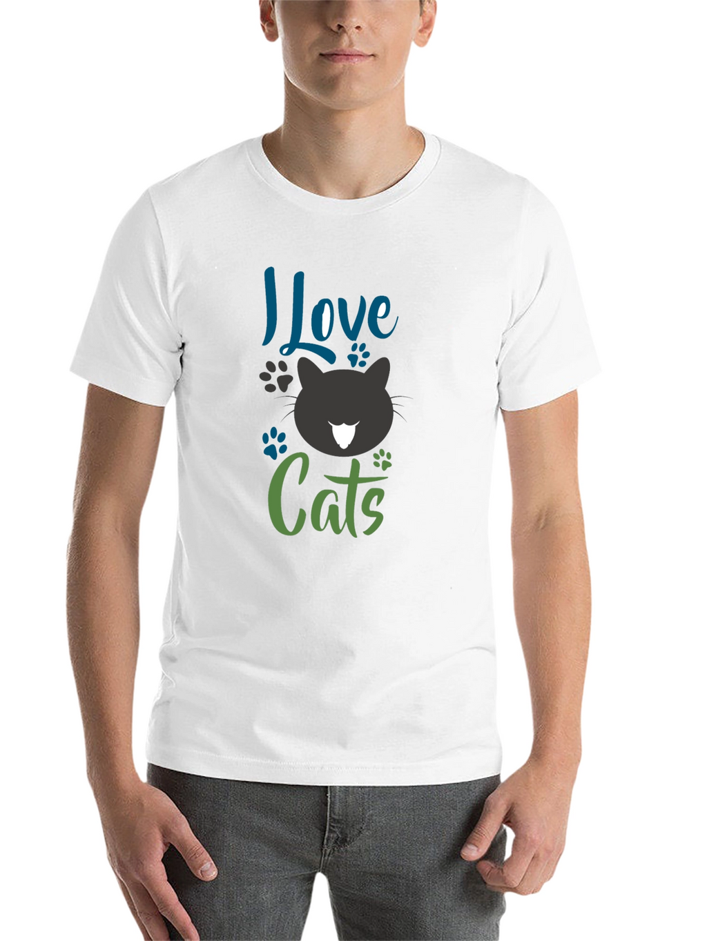I Love Cats Graphic Tee - Unisex