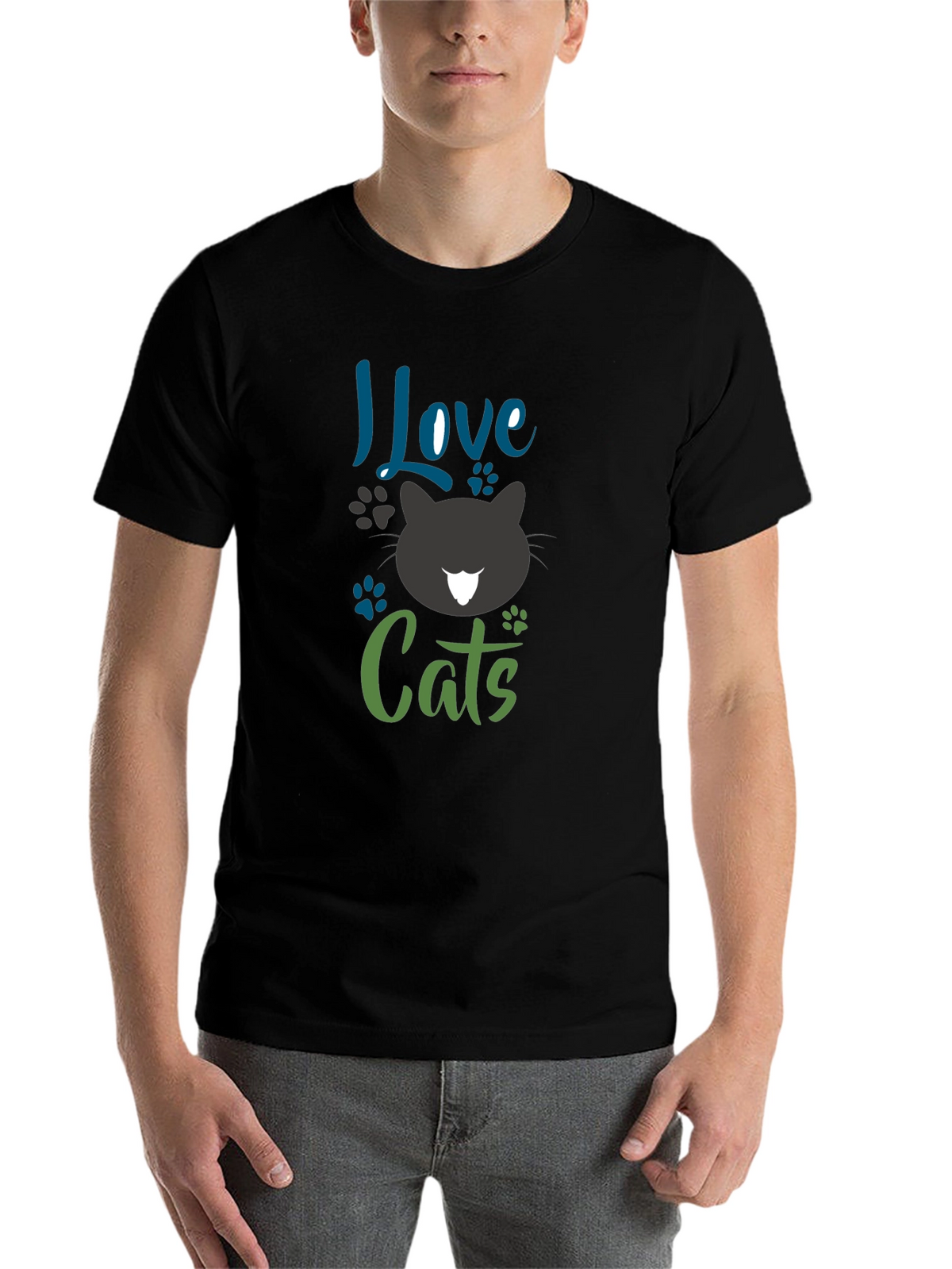 I Love Cats Graphic Tee - Unisex