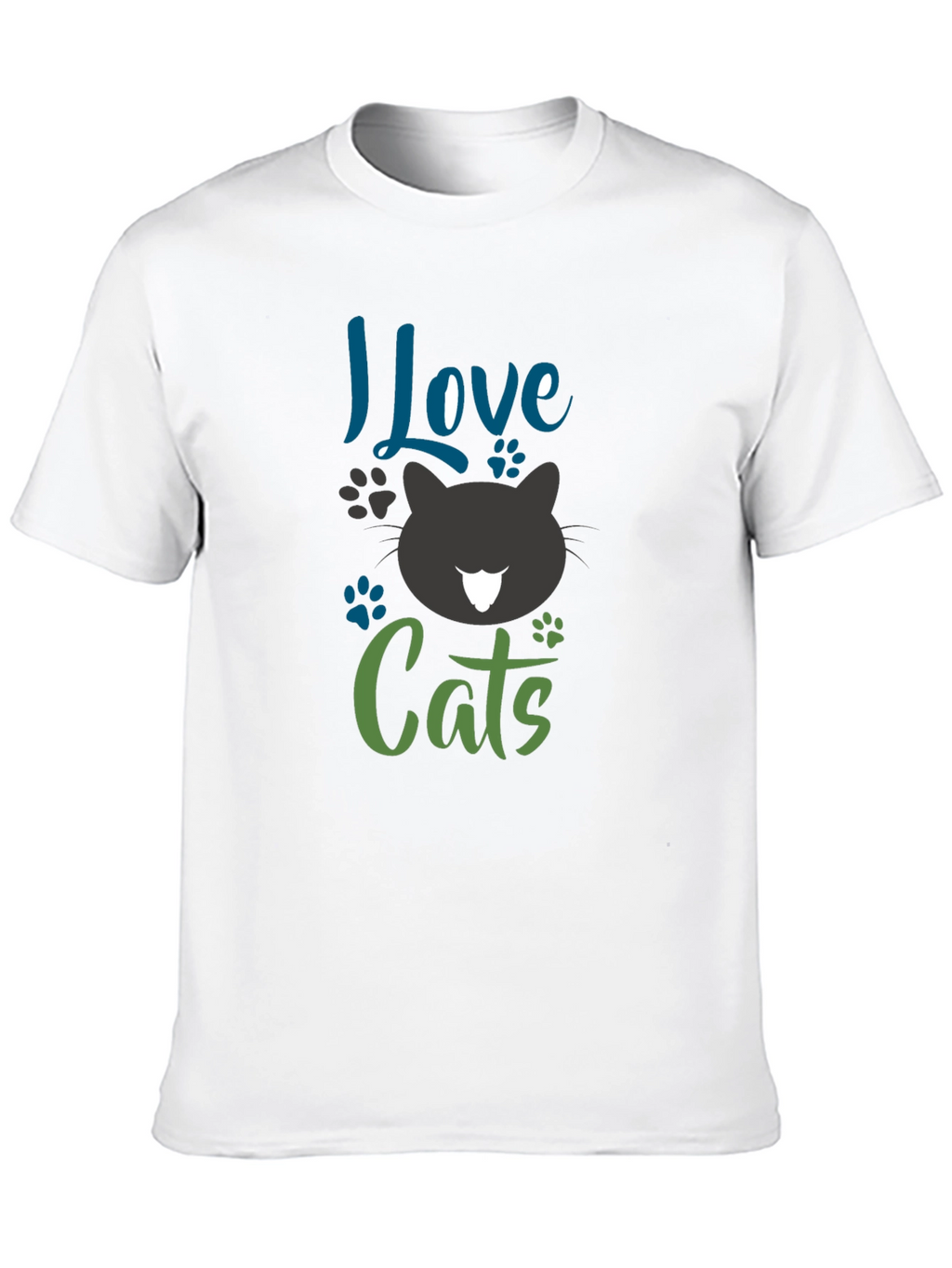 I Love Cats Graphic Tee - Unisex